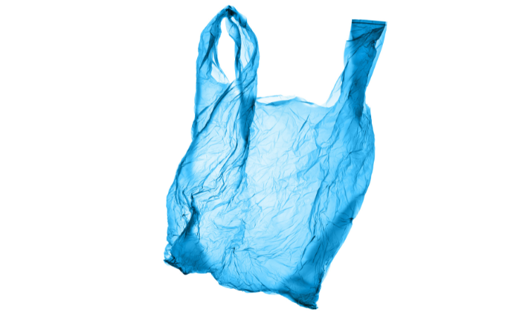 niebieski worek foliowy do pompowania basenu 