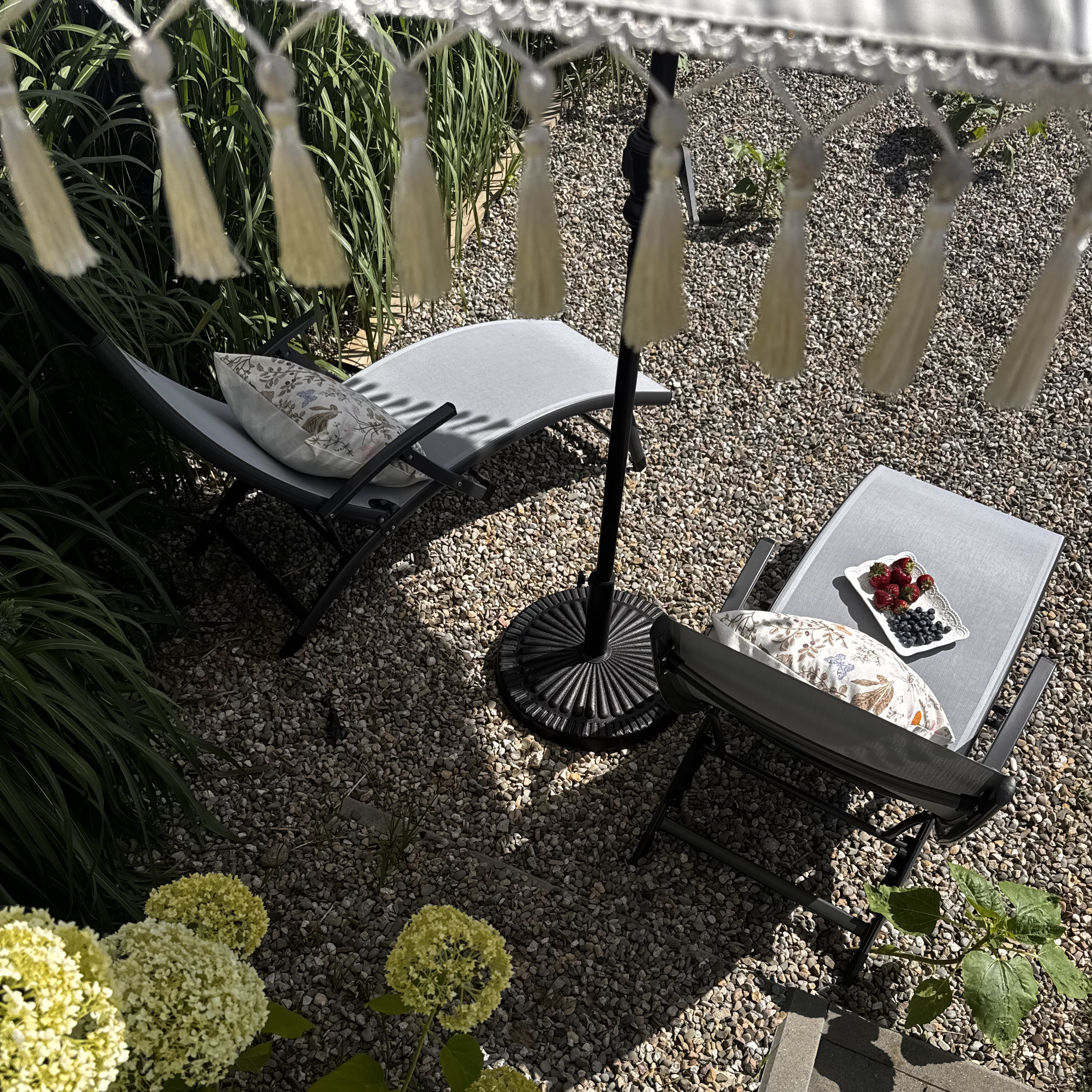 Leżak ogrodowy aluminiowy RELAX Grey zdjęcie realizacji 4