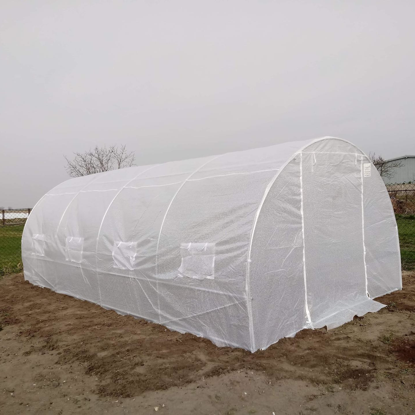 Tunel Foliowy 3x6x2 - 18m2 Biały zdjęcie realizacji 1