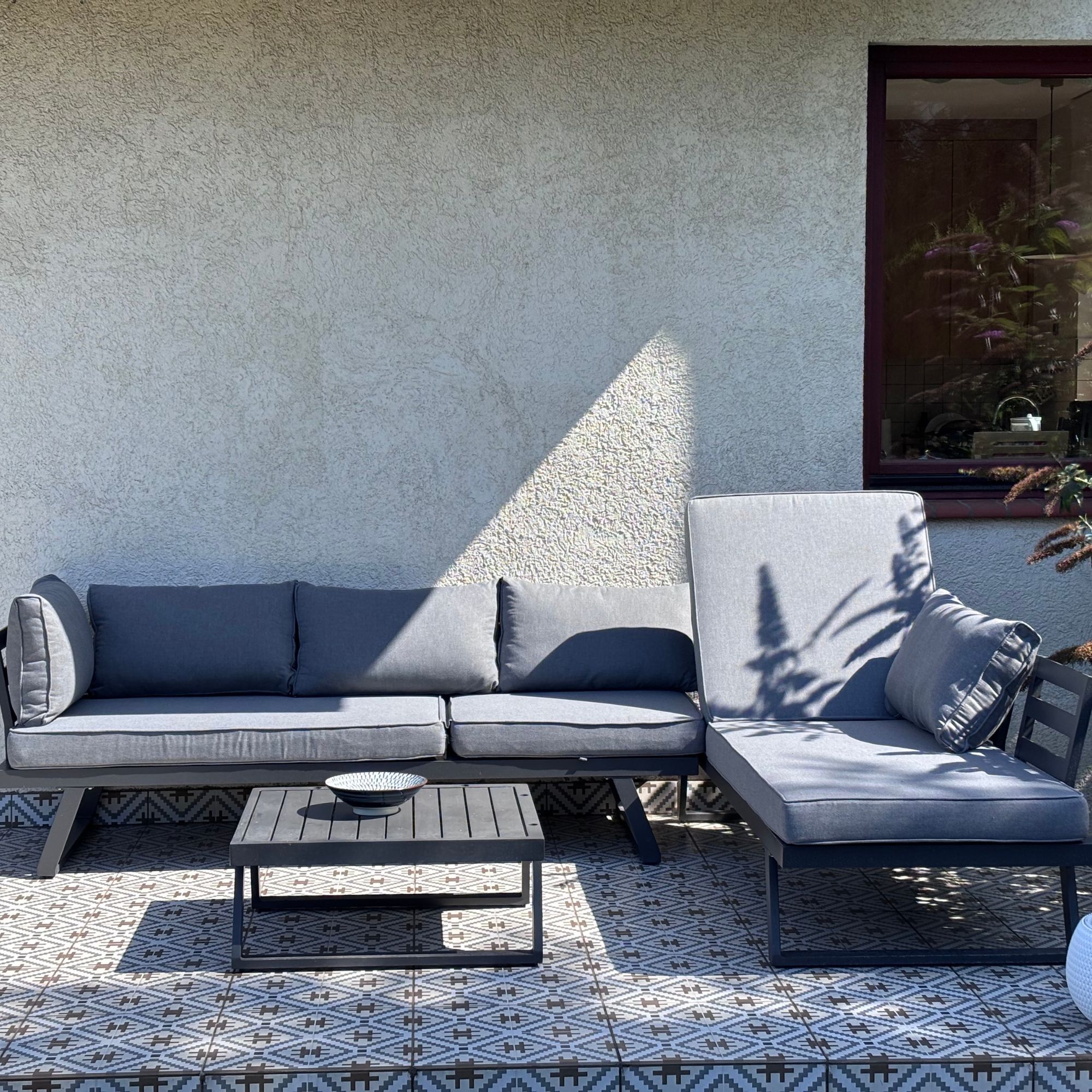 Narożnik modułowy MIDWAY Dark Grey - Bjørkka zdjęcie realizacji 6