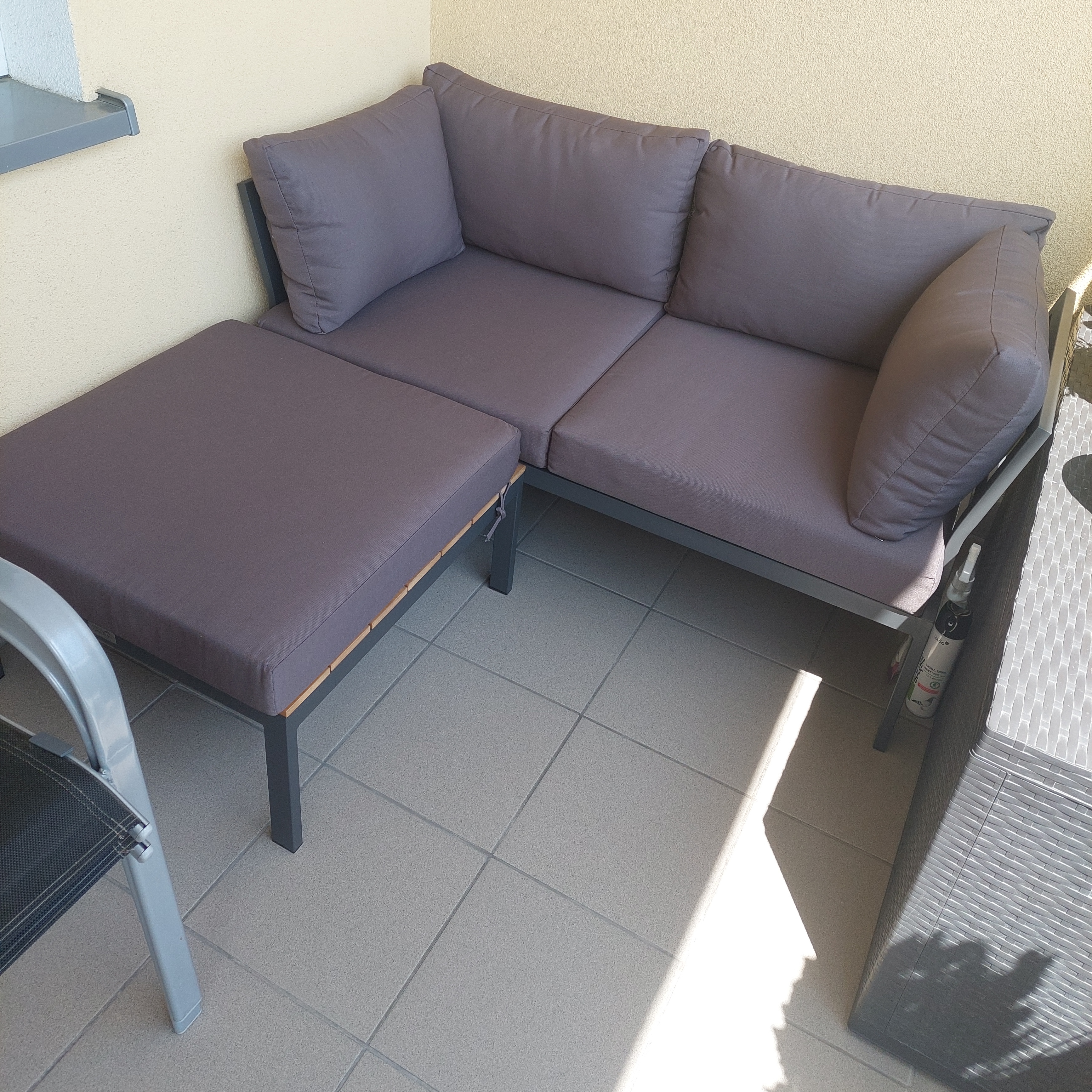 Sofa ogrodowa Java Dark Grey - Bjørkka zdjęcie realizacji 4