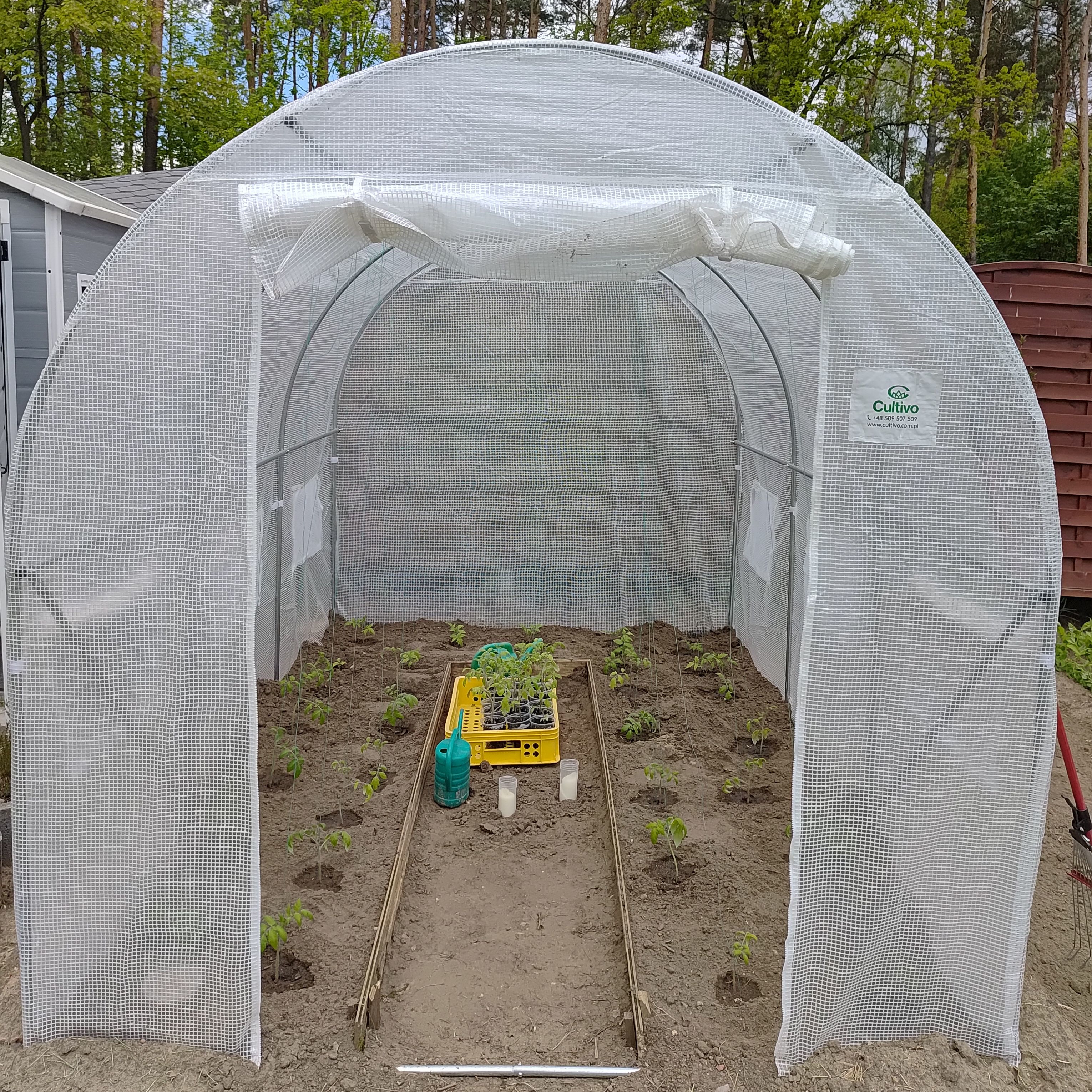 Tunel Foliowy 2x3x2 - 6m2 Biały zdjęcie realizacji 2