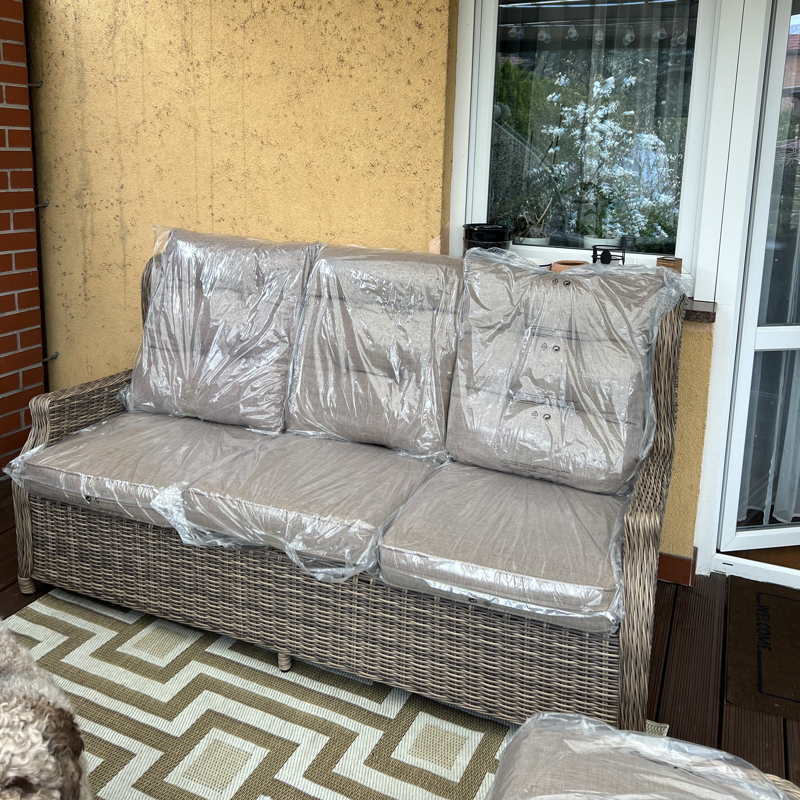 Zestaw wypoczynkowy SIENNA DUO PREMIUM Brown zdjęcie realizacji 3