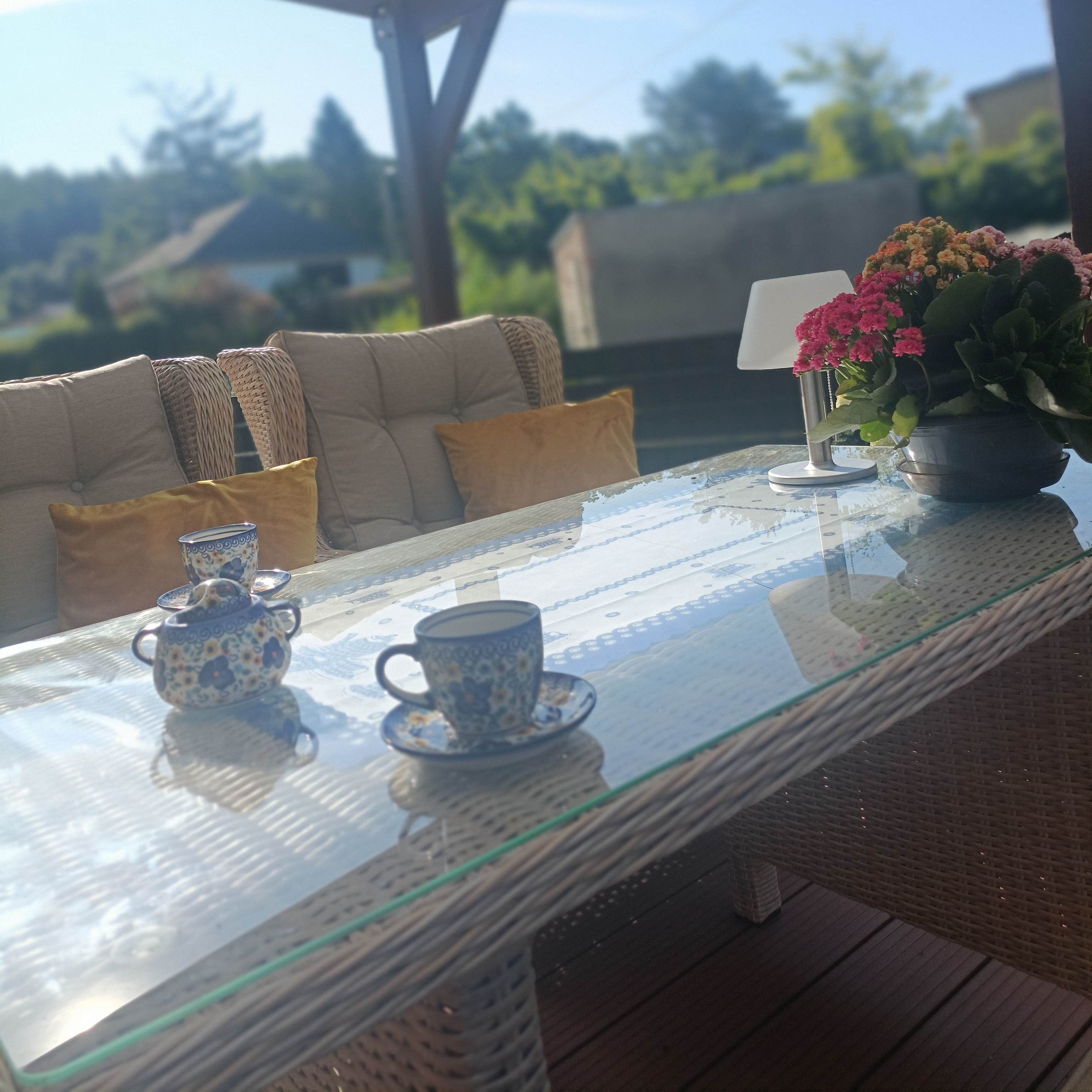 Meble technorattanowe TRIVENTO DINING 3 Beige zdjęcie realizacji 4