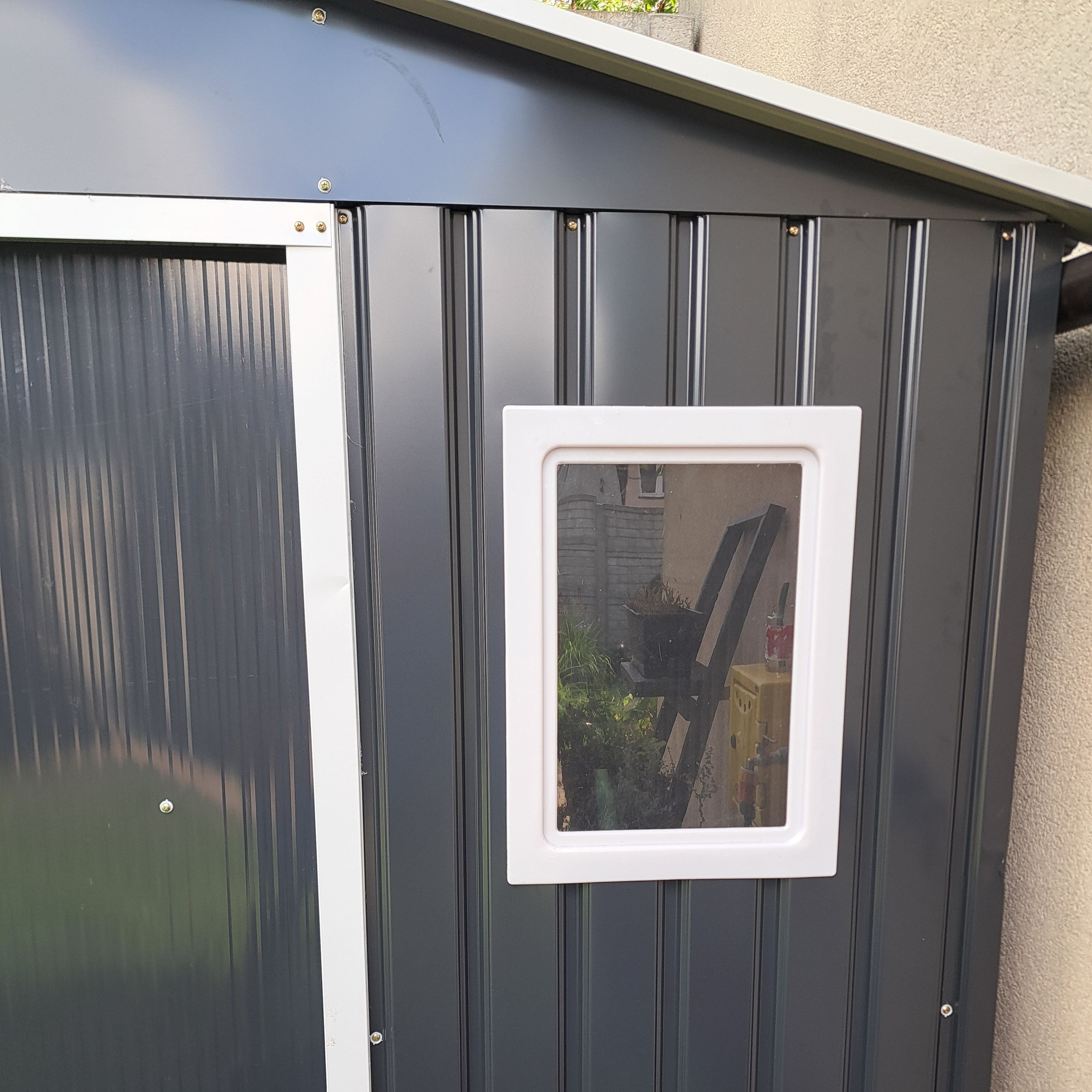 Domek narzędziowy HUDSON 277x191cm Cold Grey - Hardmaister zdjęcie realizacji 9