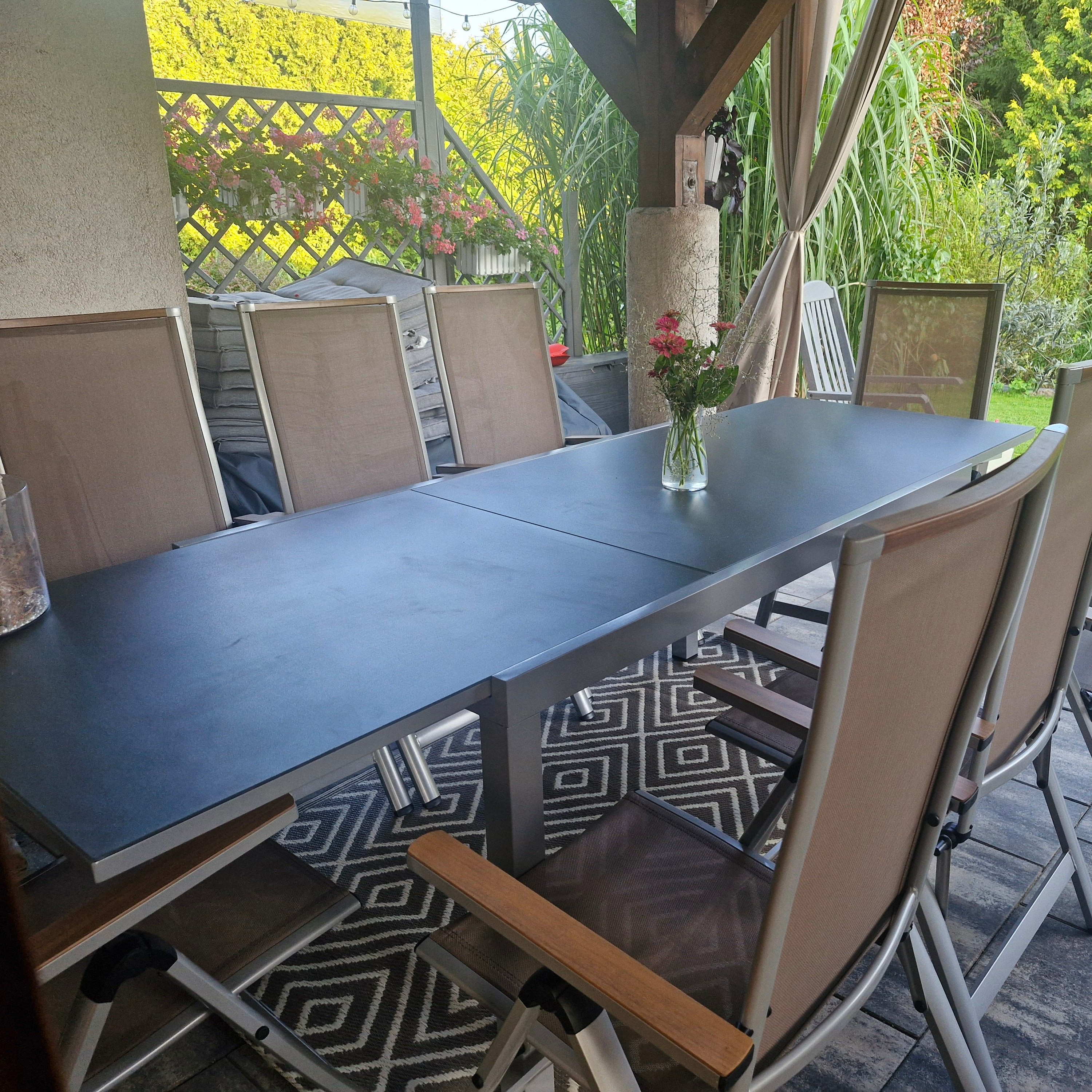 Meble ogrodowe BRISBANE 8+1 Taupe zdjęcie realizacji 5