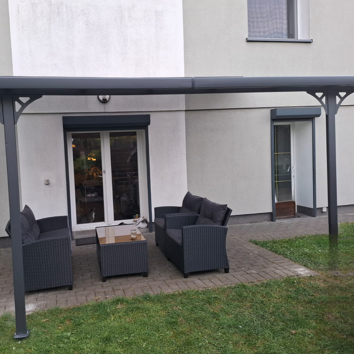 Zadaszenie tarasowe ATLANTA 4,4x3m Cold Grey zdjęcie realizacji 1