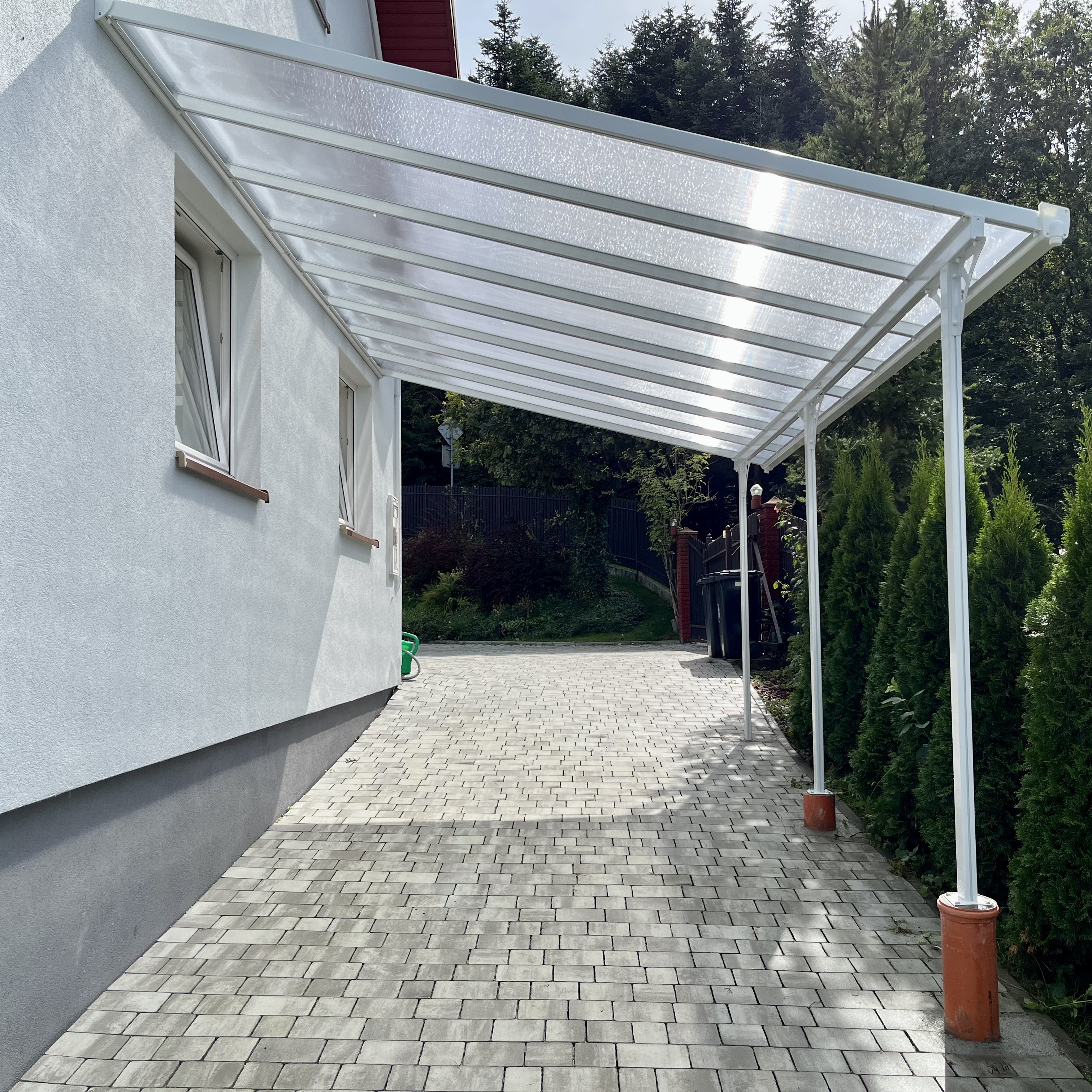 Wiata ogrodowa ATLANTA 3x5m White zdjęcie realizacji 1