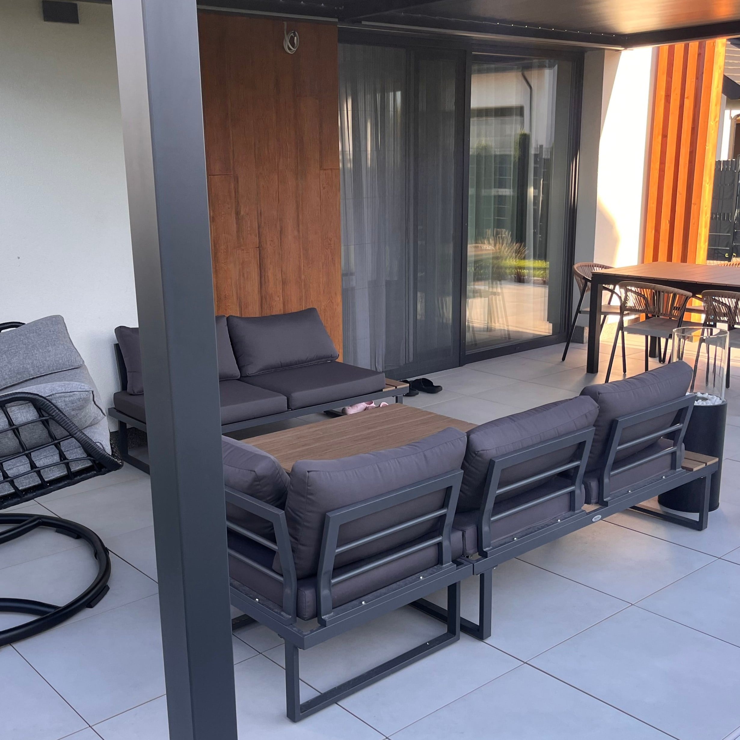 Narożnik wypoczynkowy EMERSON Dark Grey zdjęcie realizacji 6