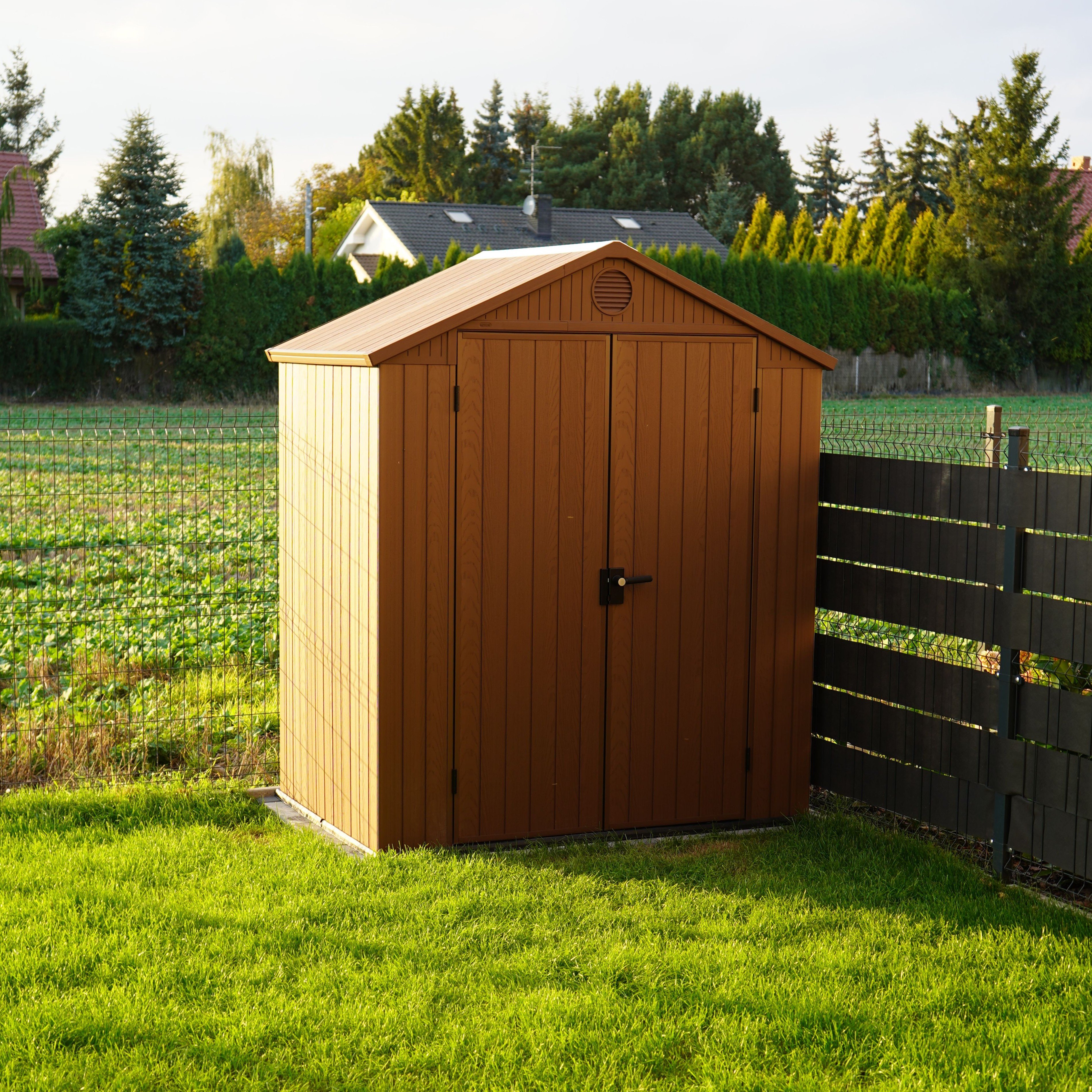 Domek ogrodowy DARWIN 6x4 Brown - 190x121cm - KETER zdjęcie realizacji 2