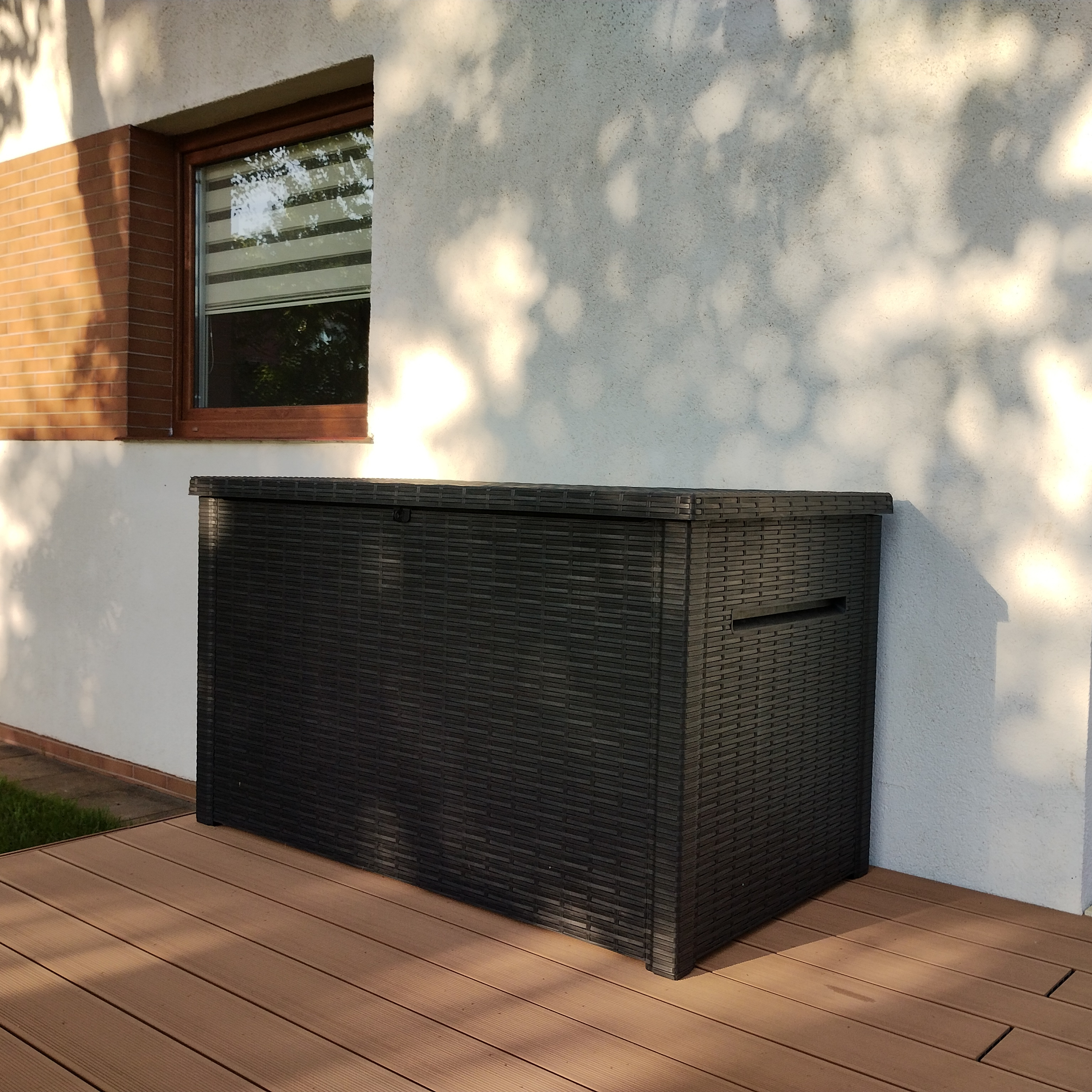Schowek ogrodowy Keter JAVA BOX 850L Graphite zdjęcie realizacji 1