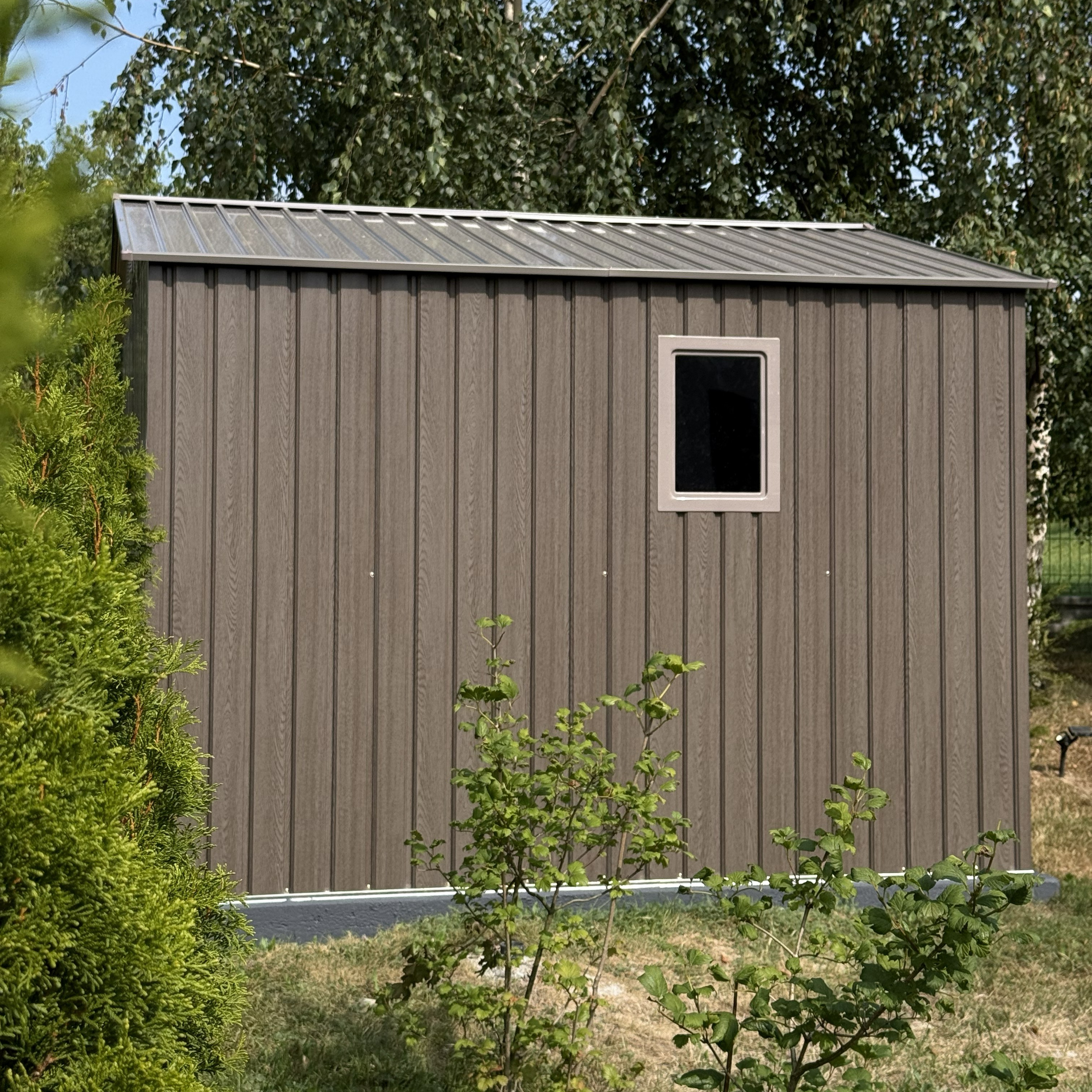 Domek narzędziowy HUDSON 277x255cm Light Wood - Hardmaister zdjęcie realizacji 5