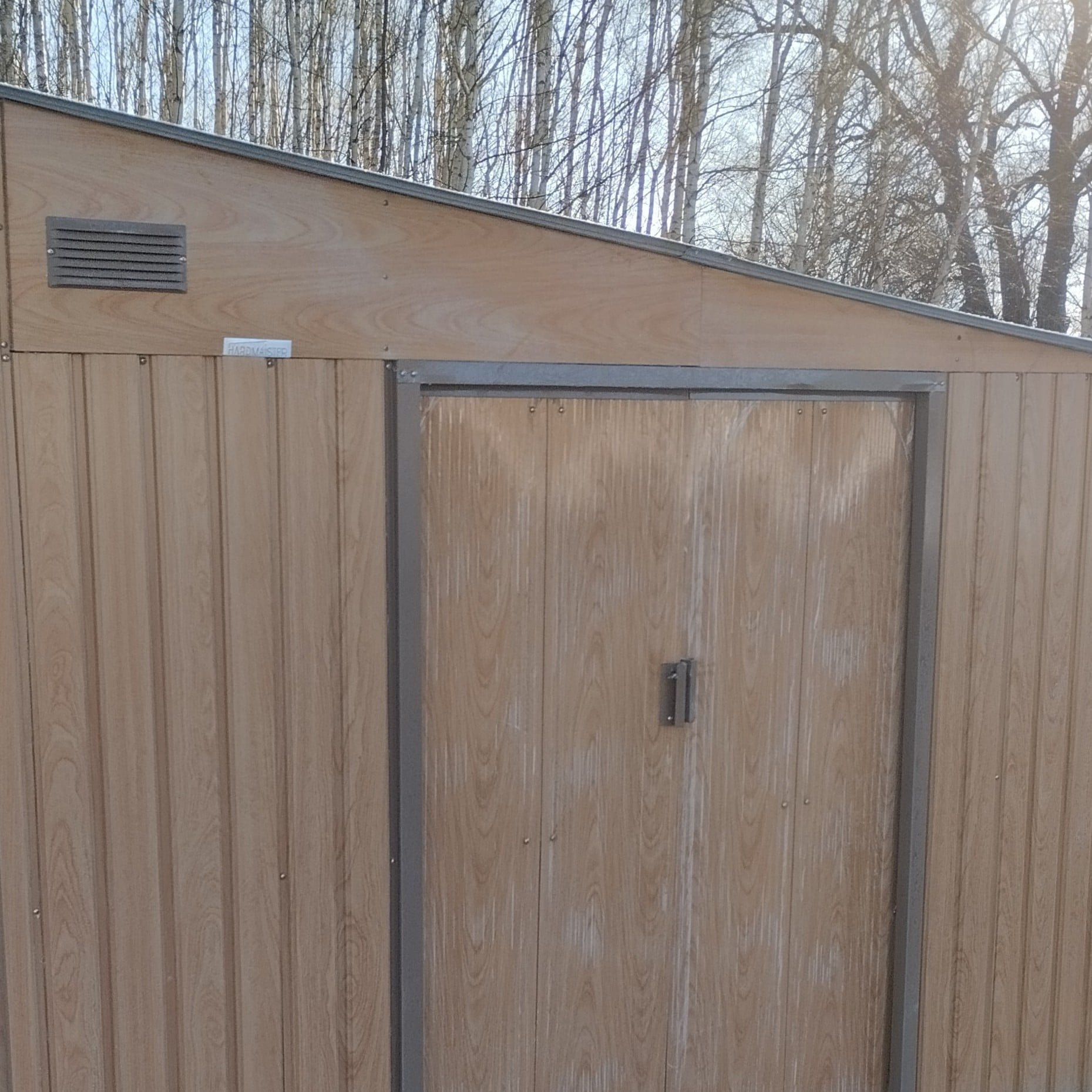 Domek narzędziowy JASPER 279x321cm Oak Brown - Hardmaister zdjęcie realizacji 1