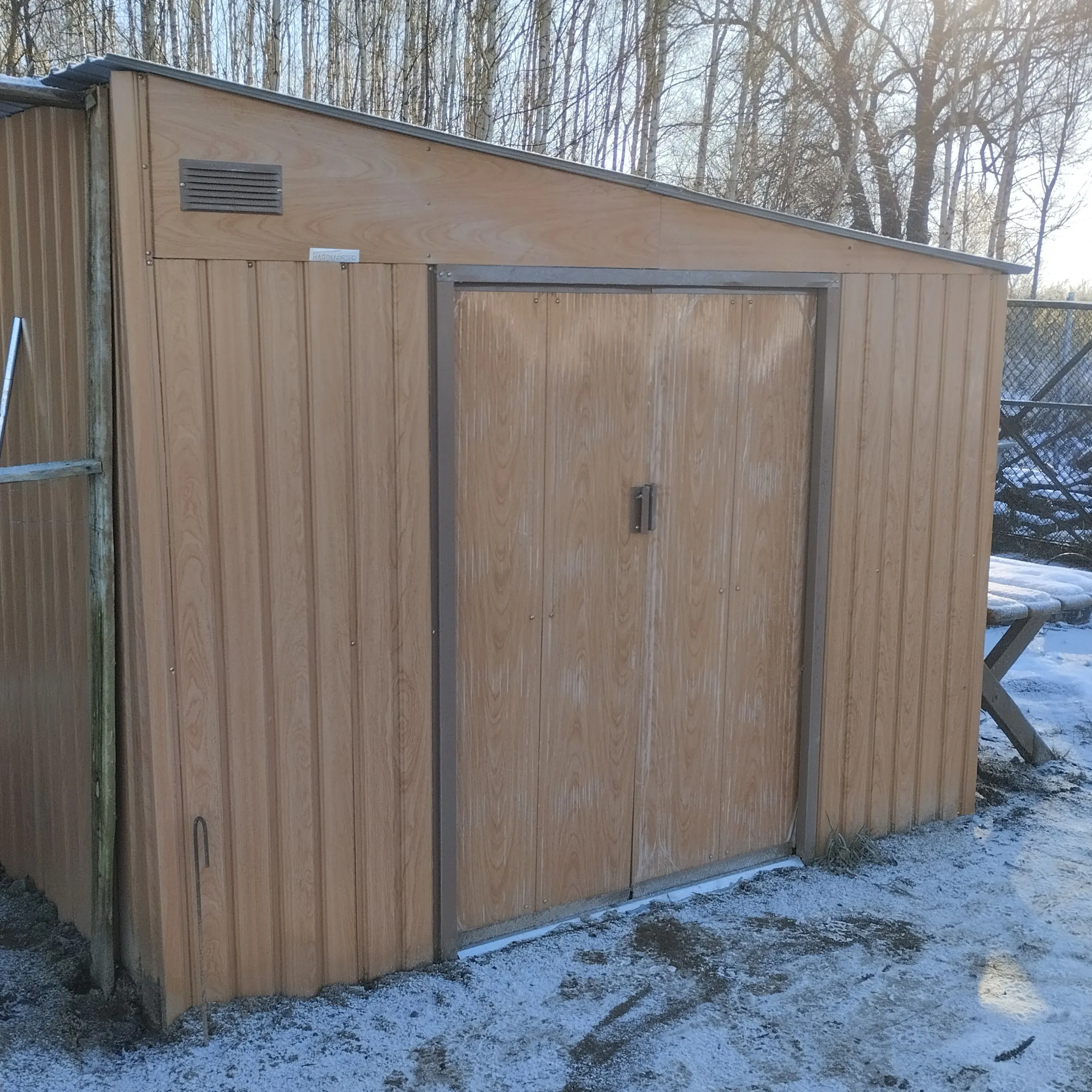 Domek narzędziowy JASPER 279x321cm Oak Brown - Hardmaister zdjęcie realizacji 2