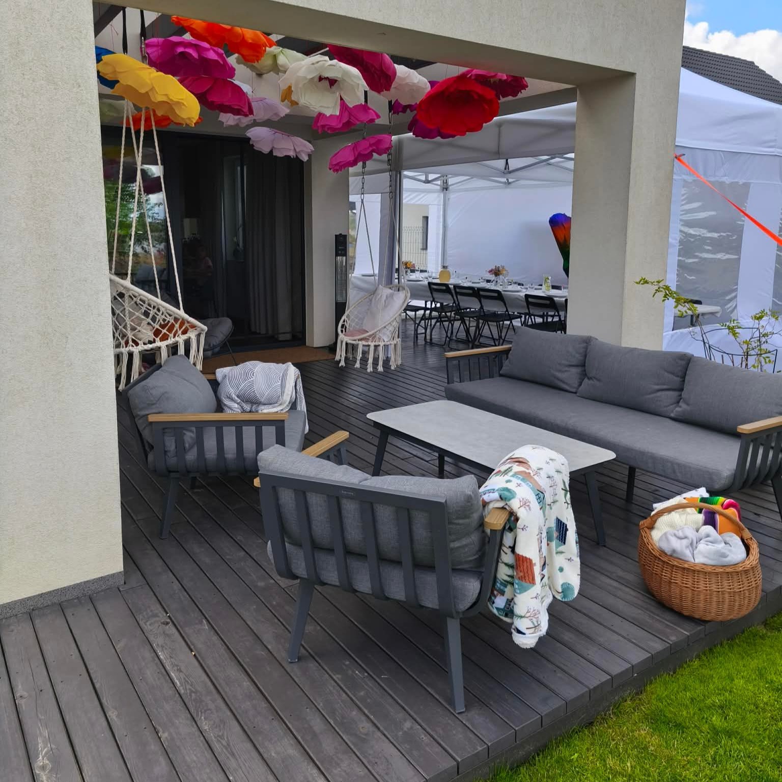 Meble na balkon STELLA Caffe Grey - FURRORE zdjęcie realizacji 1