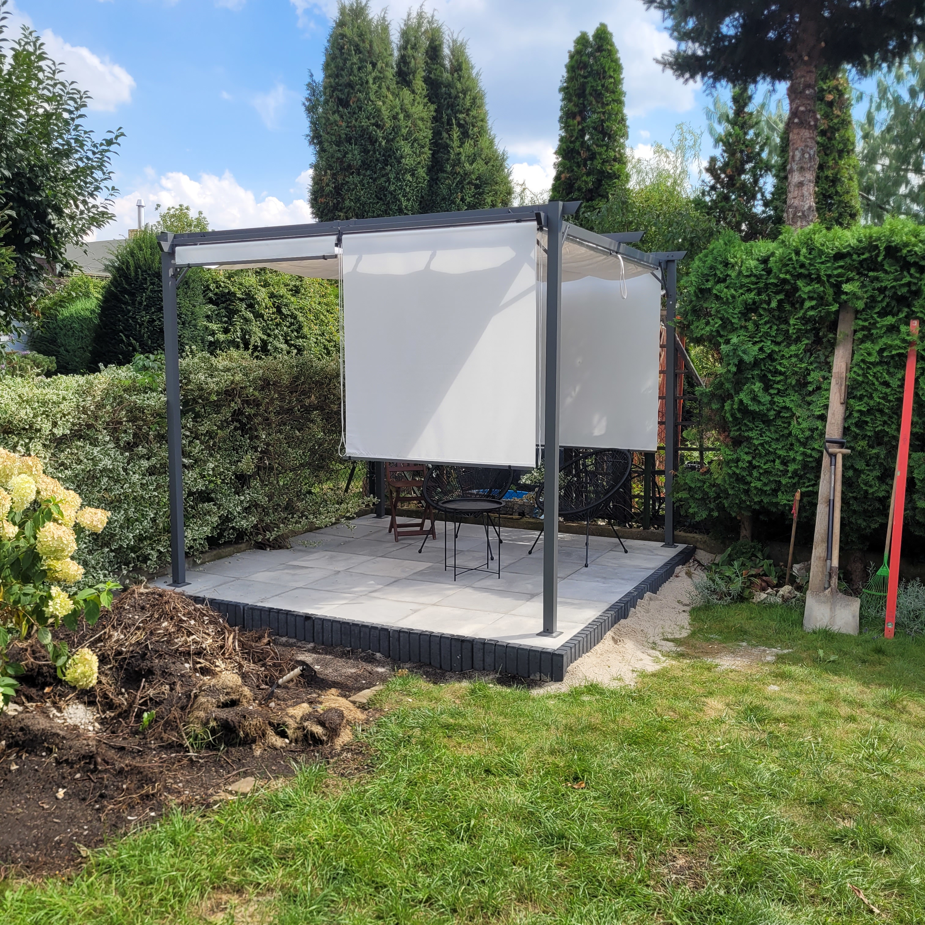 Zadaszenie na taras SPRINT PLUS 3x3 Anthracite/White - HARDMAISTER zdjęcie realizacji 2