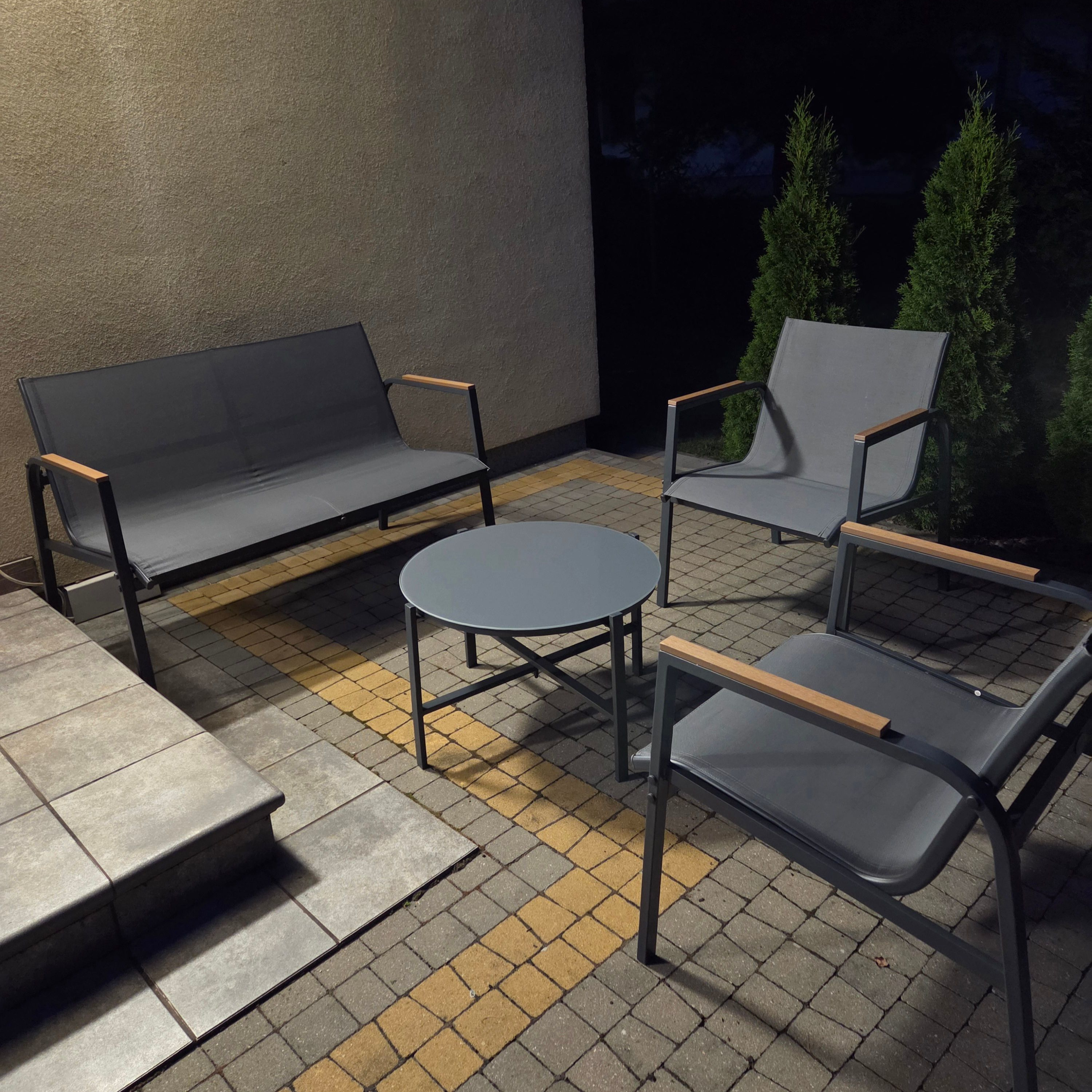 Zestaw mebli MANGO CAFFE Dark Grey - Bjørkka  zdjęcie realizacji 1