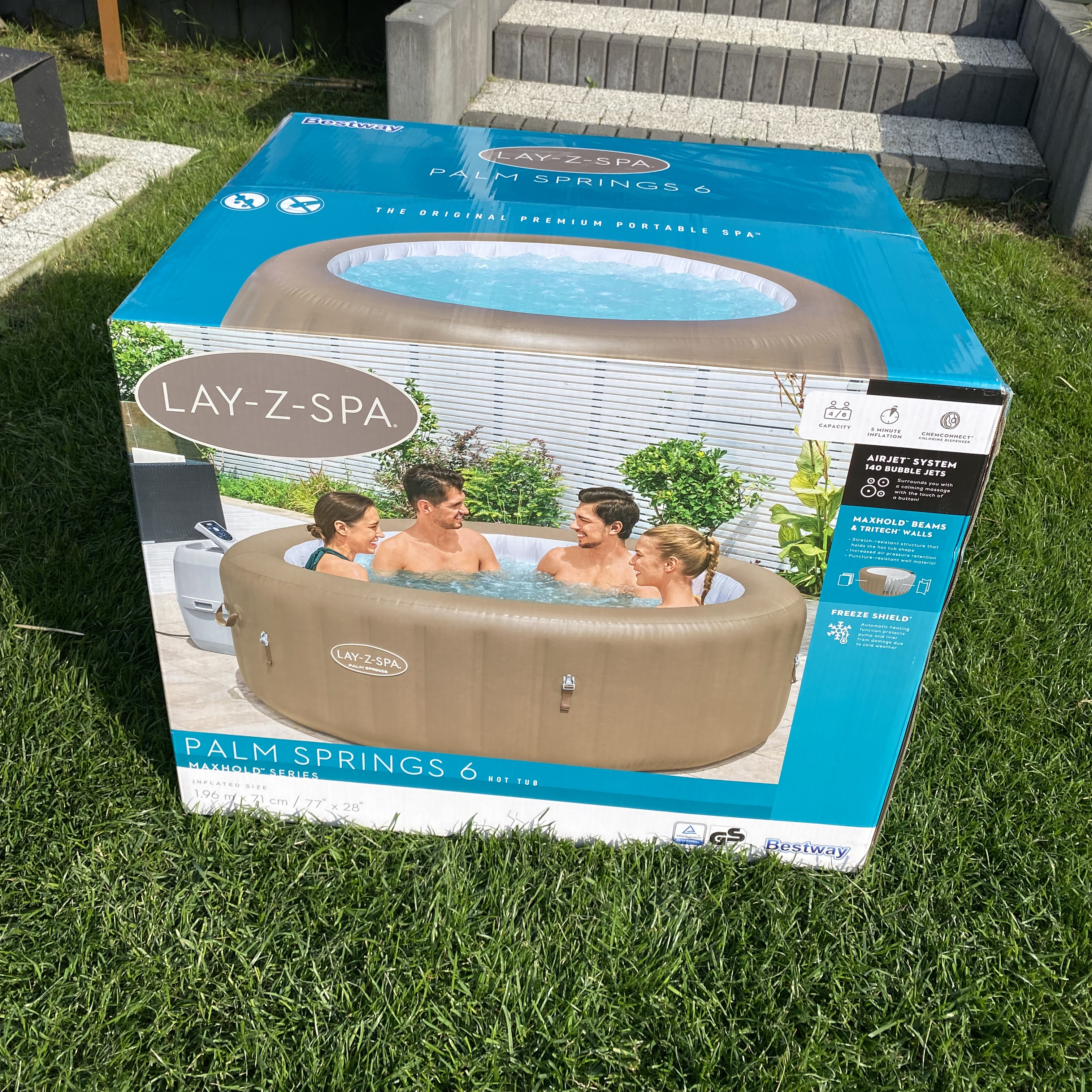 Jacuzzi ogrodowe PALM SPRINGS Airjet, nadmuchiwane - Bestway 60017 zdjęcie realizacji 4