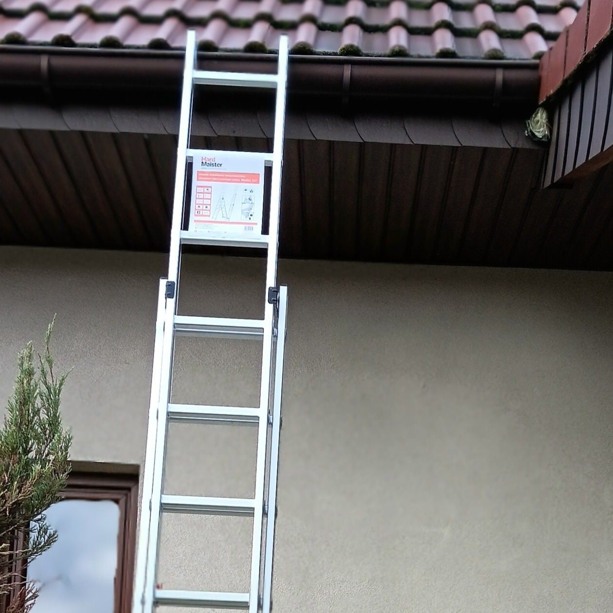 Wielofunkcyjna drabina aluminiowa Solid Prime 3x7 - Hardmaister zdjęcie realizacji 1