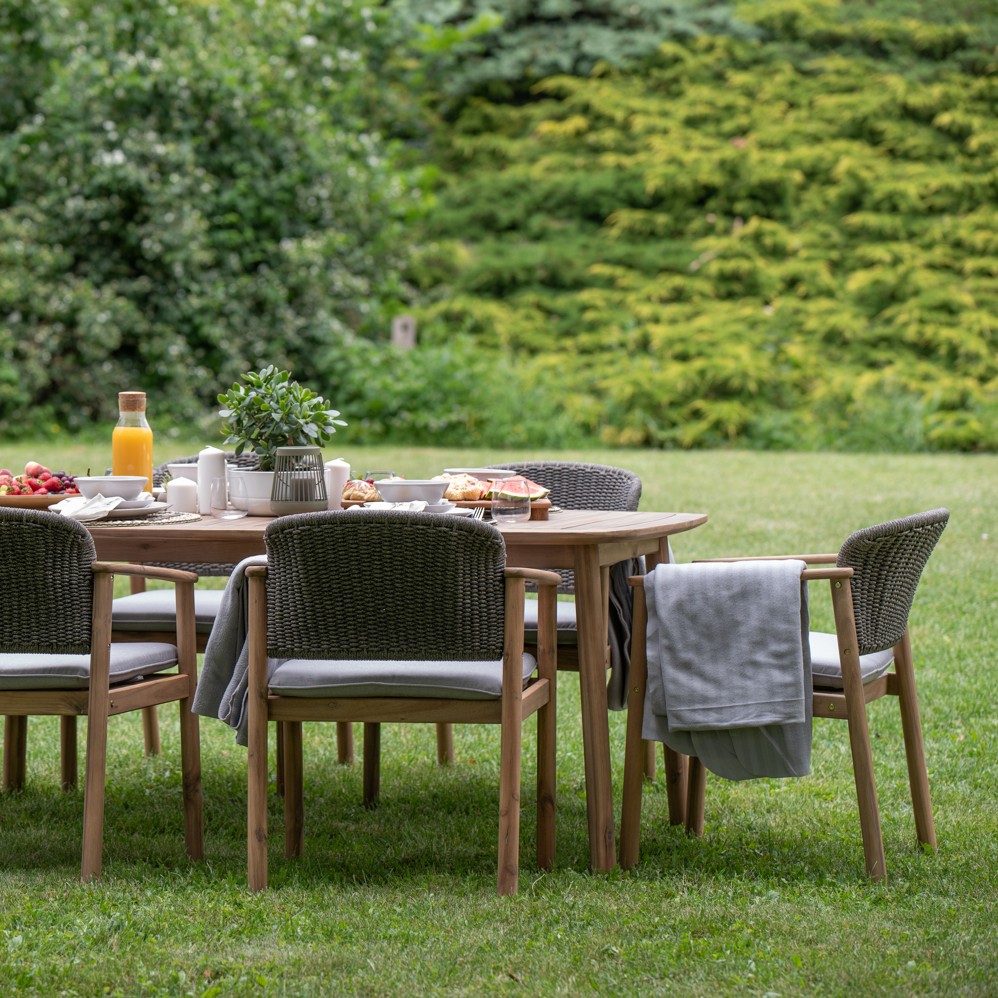 Zestaw jadalniany DOVER 6+1 Dining - Furrore zdjęcie realizacji 1