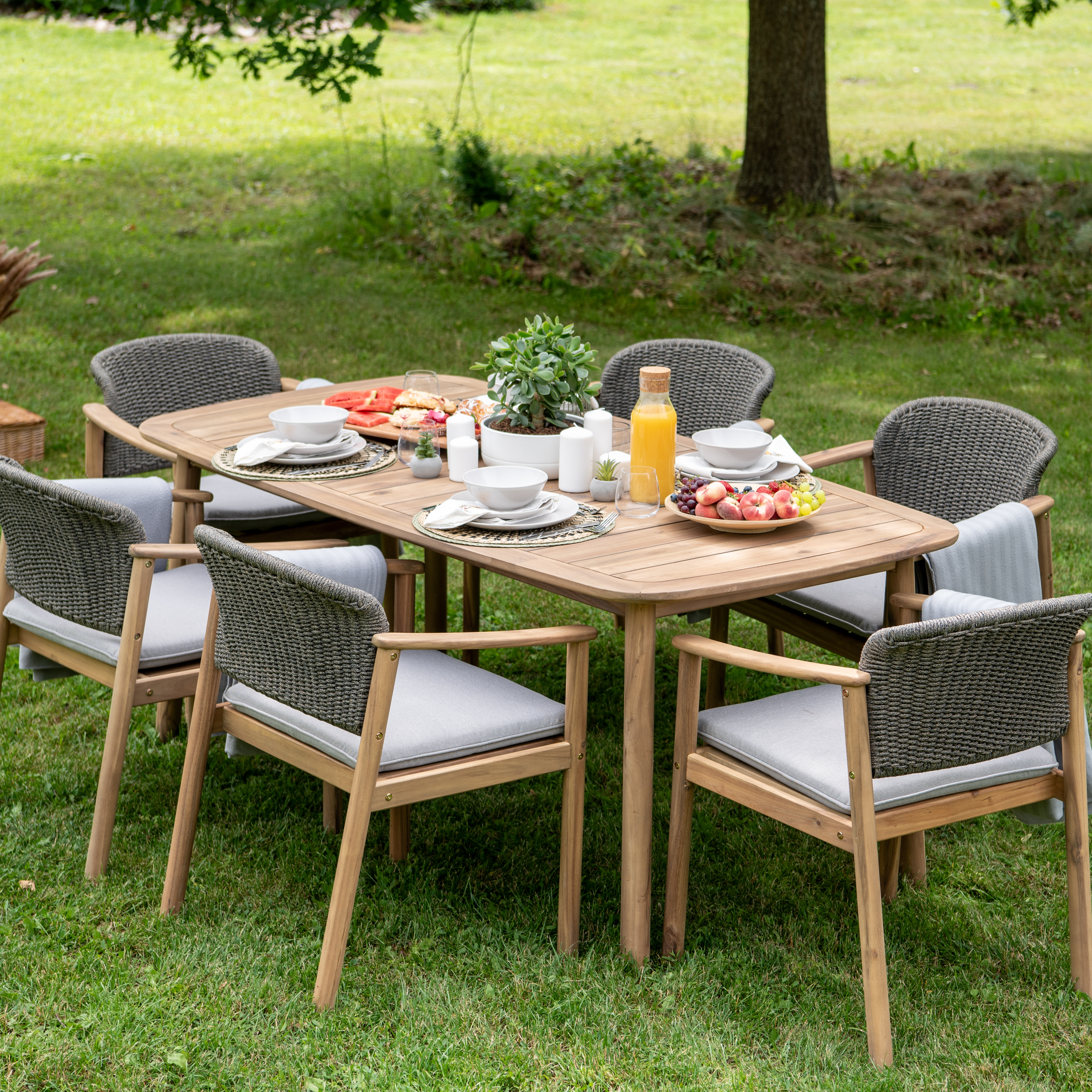 Zestaw jadalniany DOVER 6+1 Dining - Furrore zdjęcie realizacji 2
