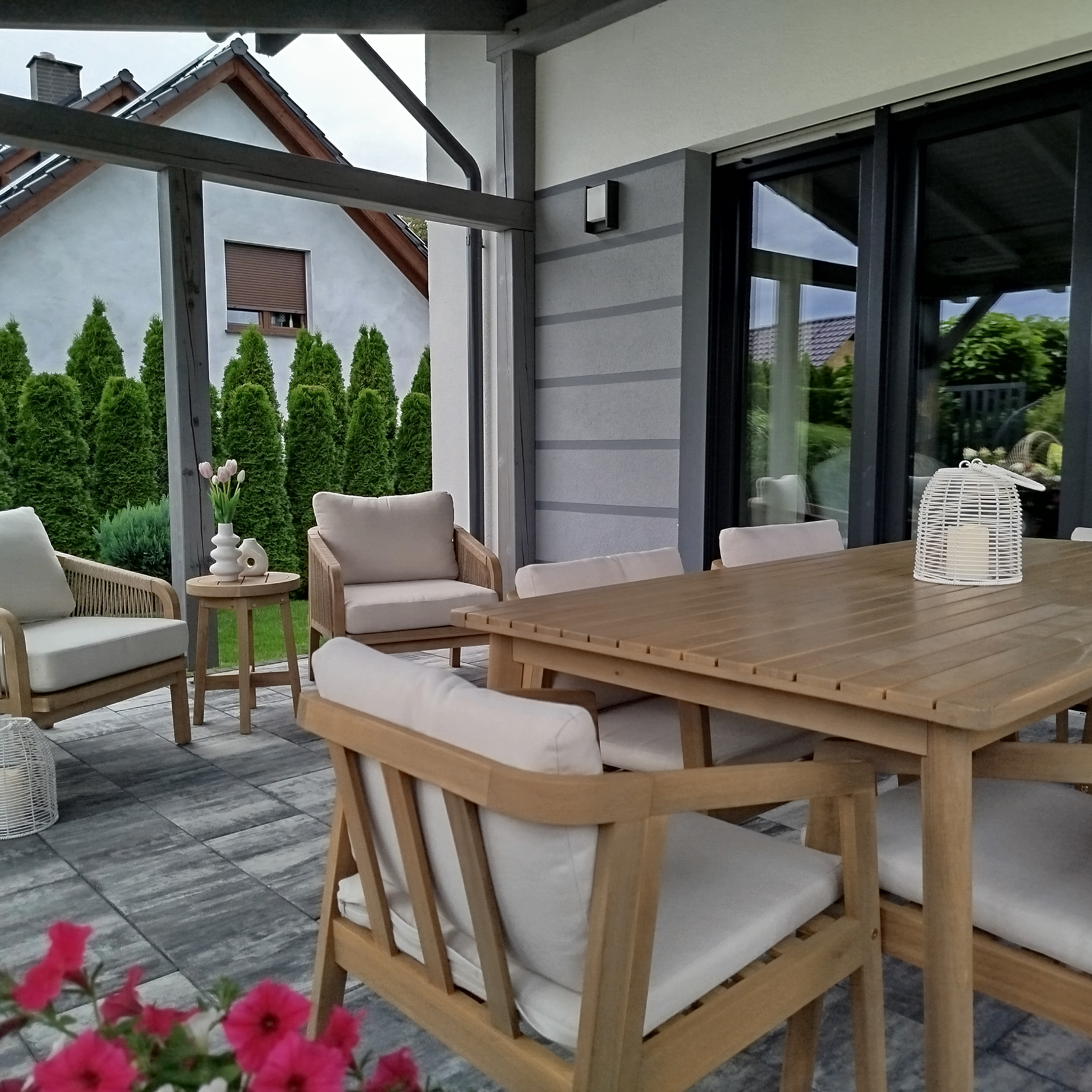 Meble balkonowe Marigold 2+1 Caffe - Furrore zdjęcie realizacji 2
