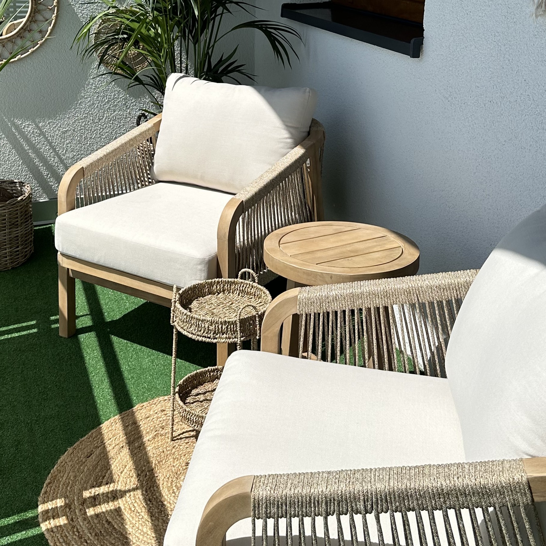 Meble balkonowe Marigold 2+1 Caffe - Furrore zdjęcie realizacji 4