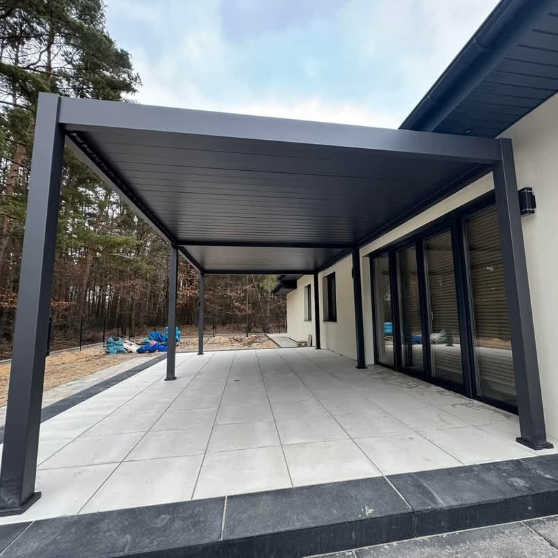 Pergola tarasowa 3.6x7.2 DELUXE Anthracite - Gutroof  zdjęcie realizacji 6