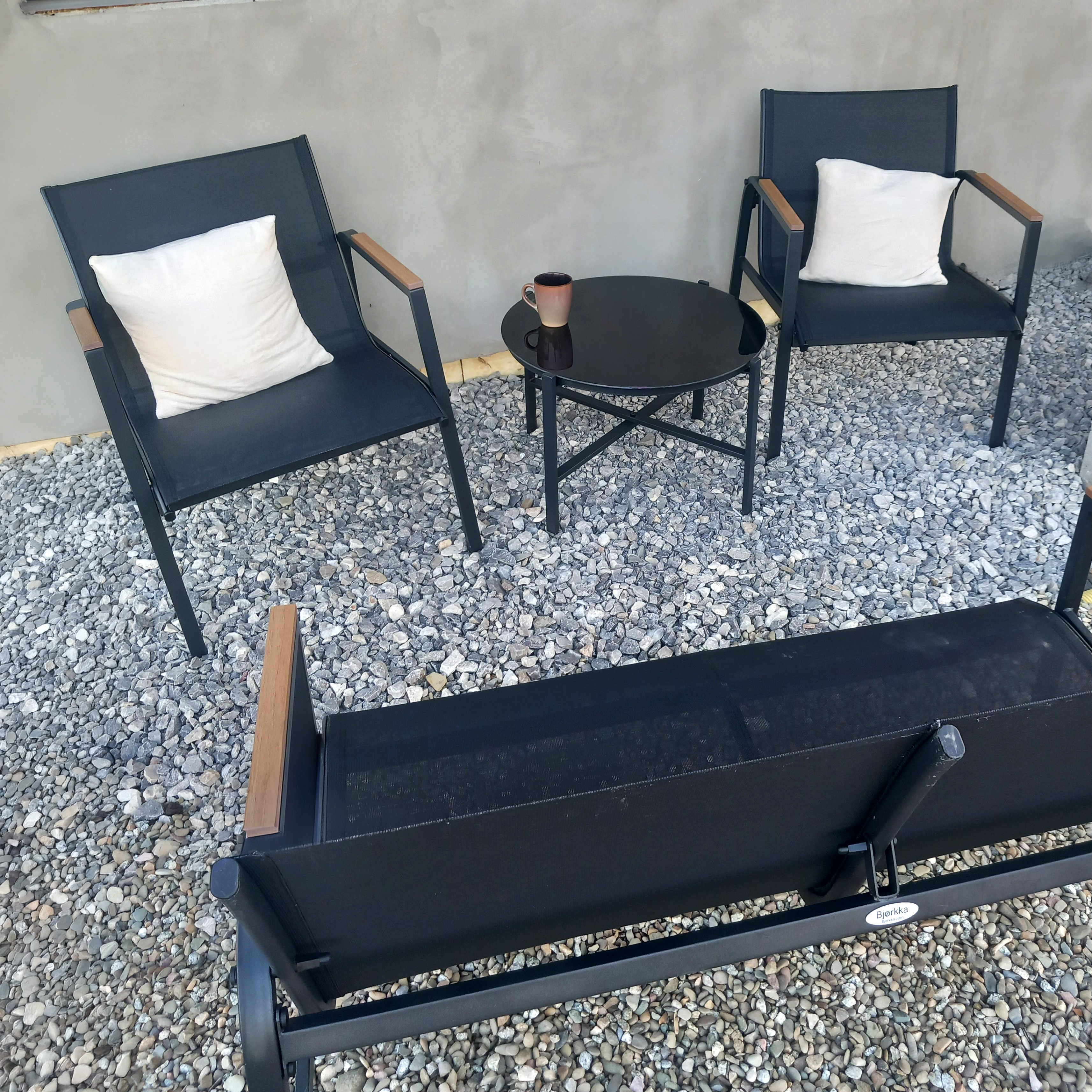 Zestaw mebli MANGO CAFFE Black - Bjørkka  zdjęcie realizacji 2