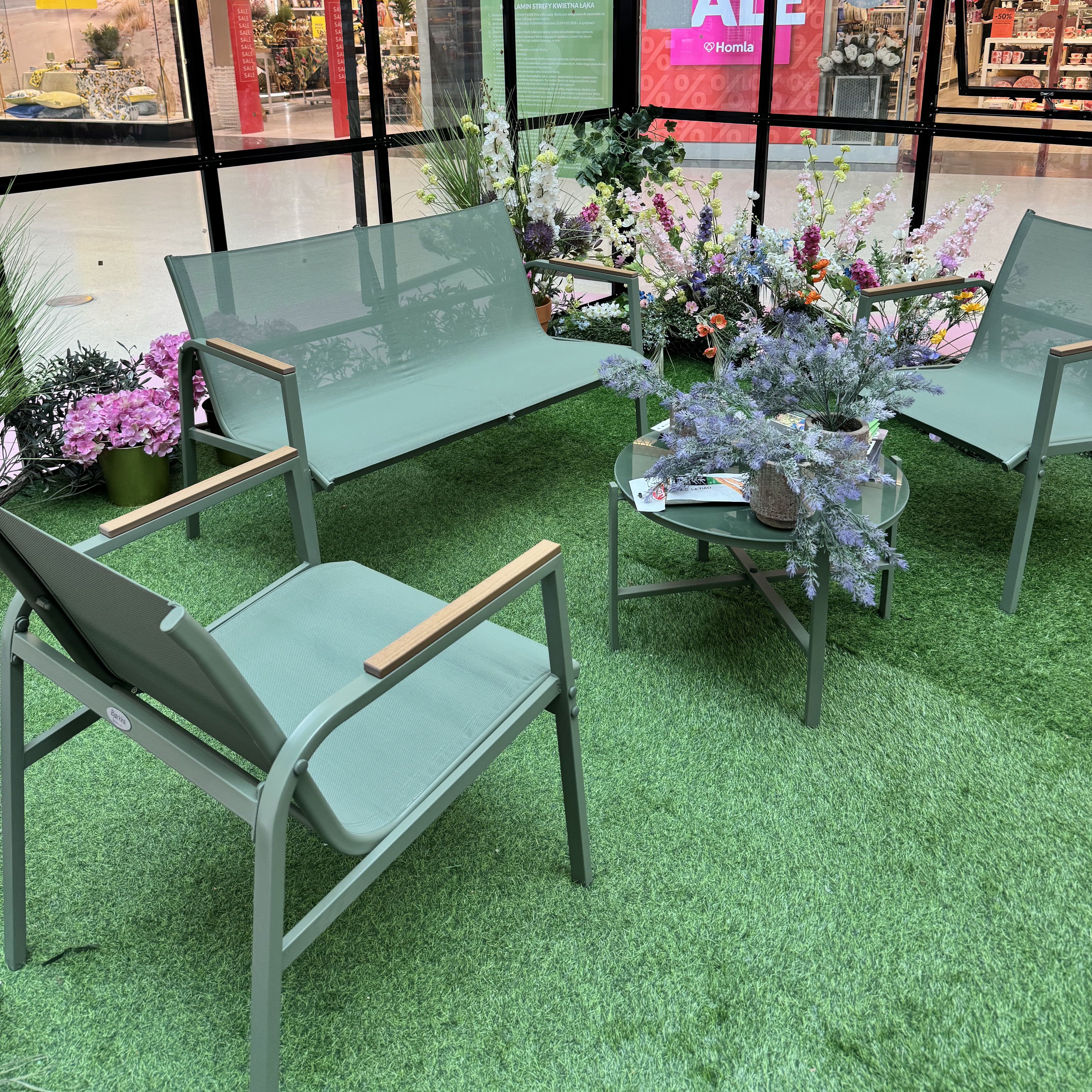 Zestaw mebli MANGO CAFFE Green - Bjørkka  zdjęcie realizacji 1