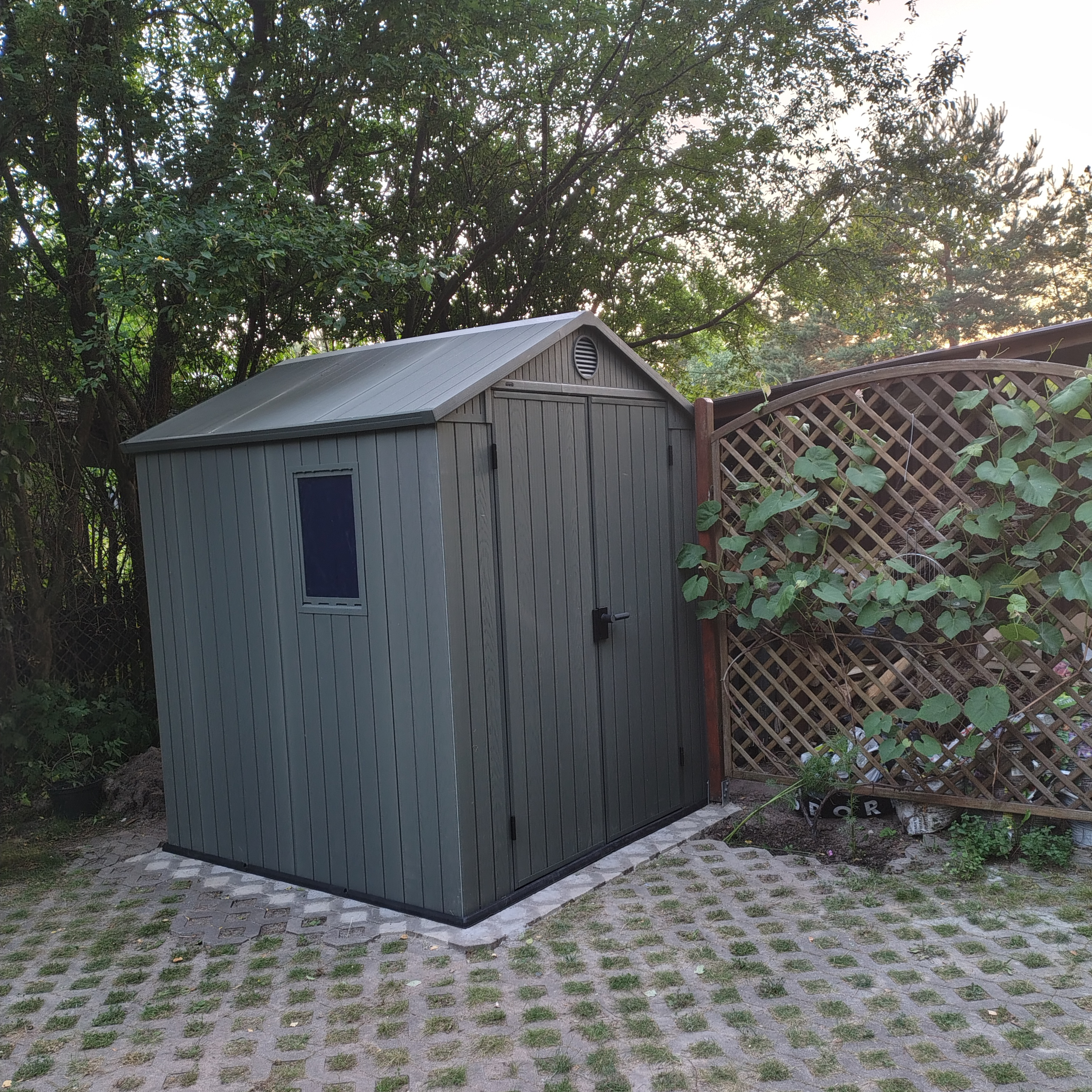 Domek narzędziowy DARWIN 6x6 zielony - Keter  zdjęcie realizacji 1