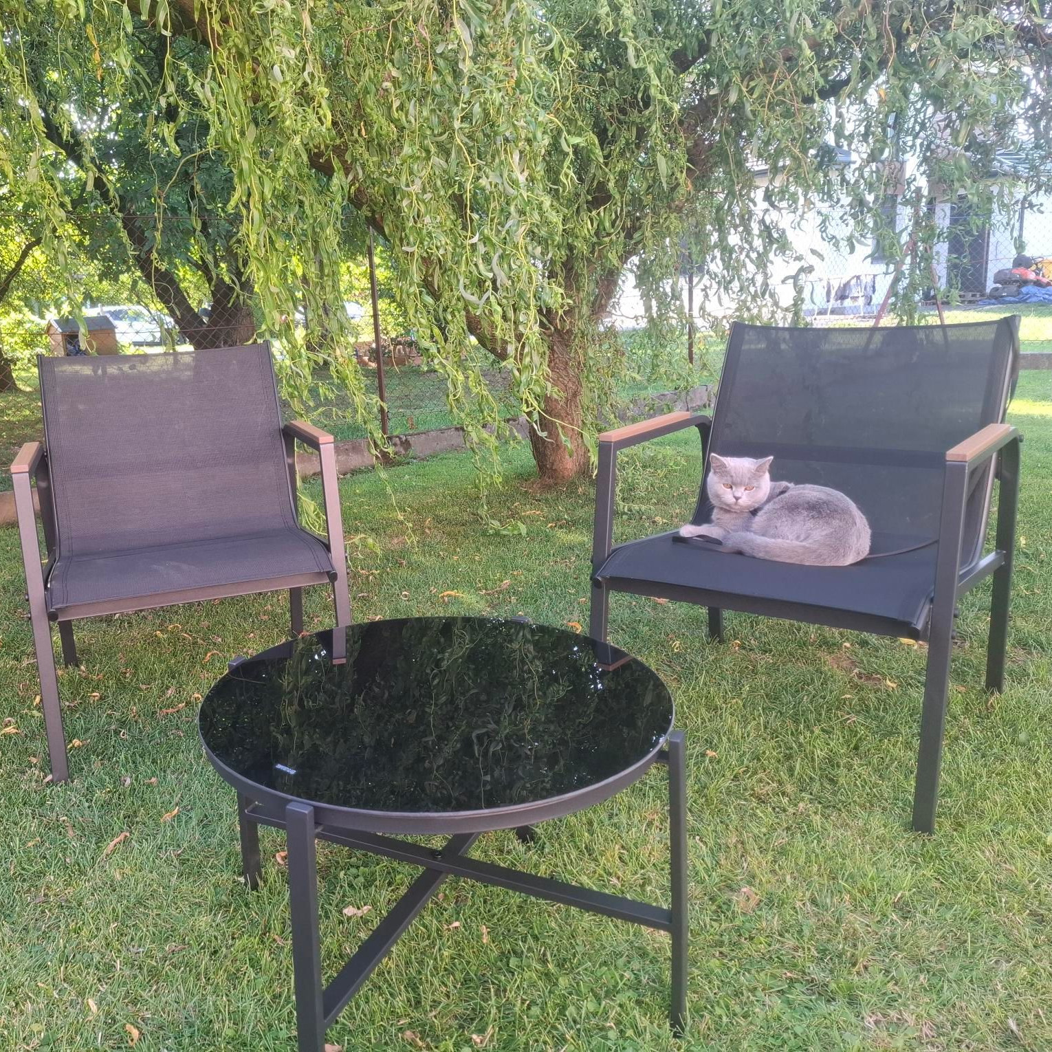 Zestaw mebli MANGO BALCONY Black - Bjørkka zdjęcie realizacji 1