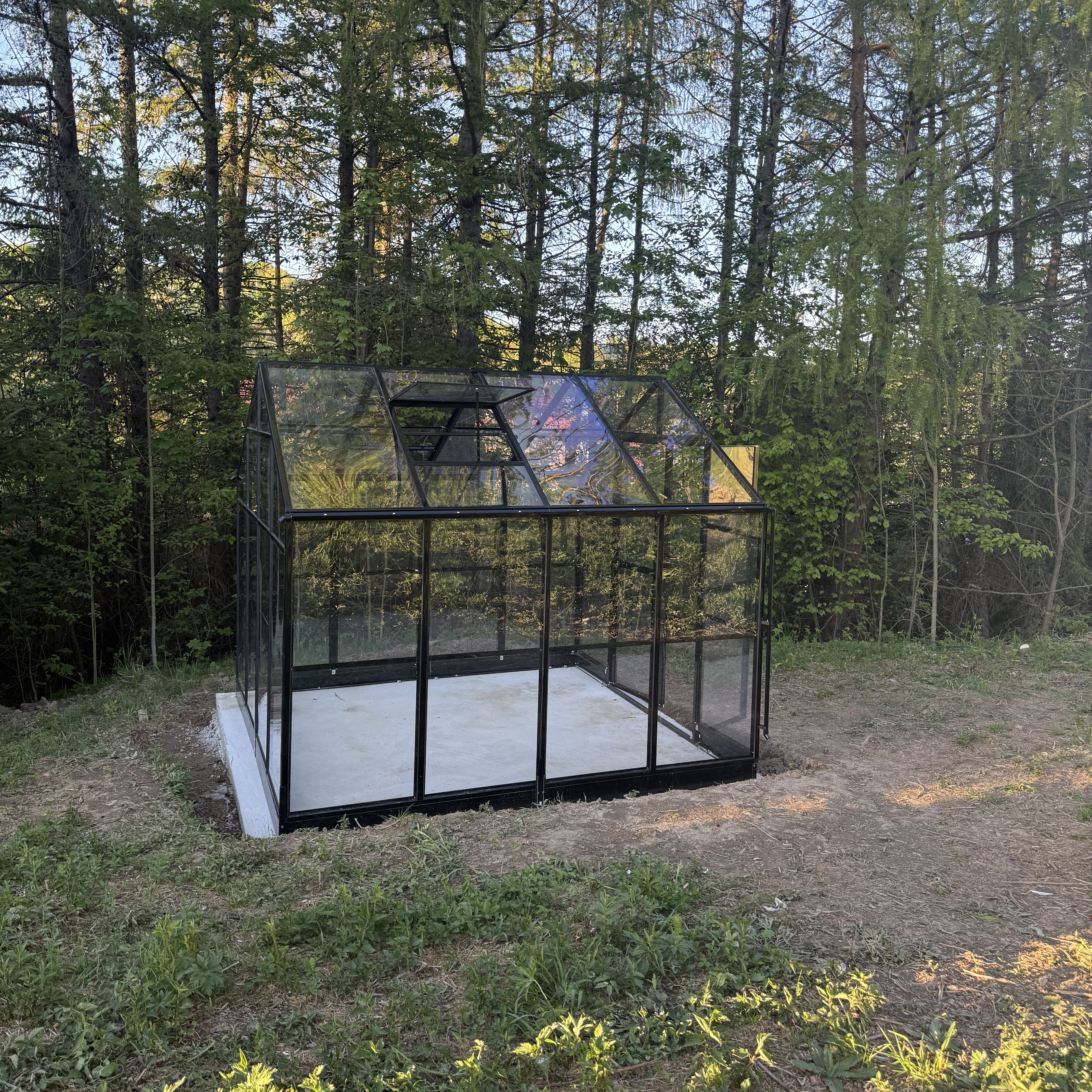 Szklarnia poliwęglanowa PREMIUM Solid PC 278x278cm Black - Cultivo zdjęcie realizacji 12