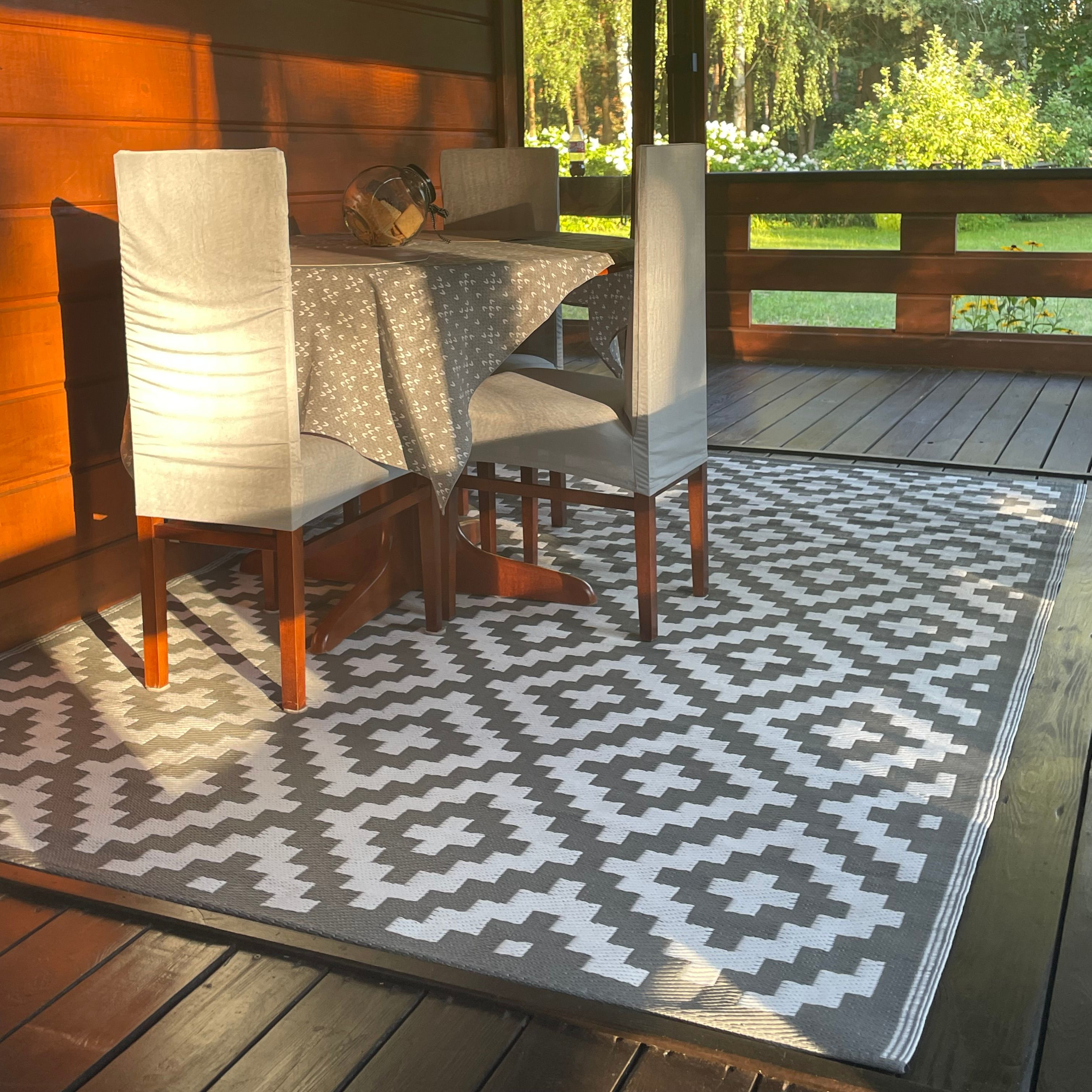 Dywan na taras 180x270cm Scandi Grey - MOODME zdjęcie realizacji 1