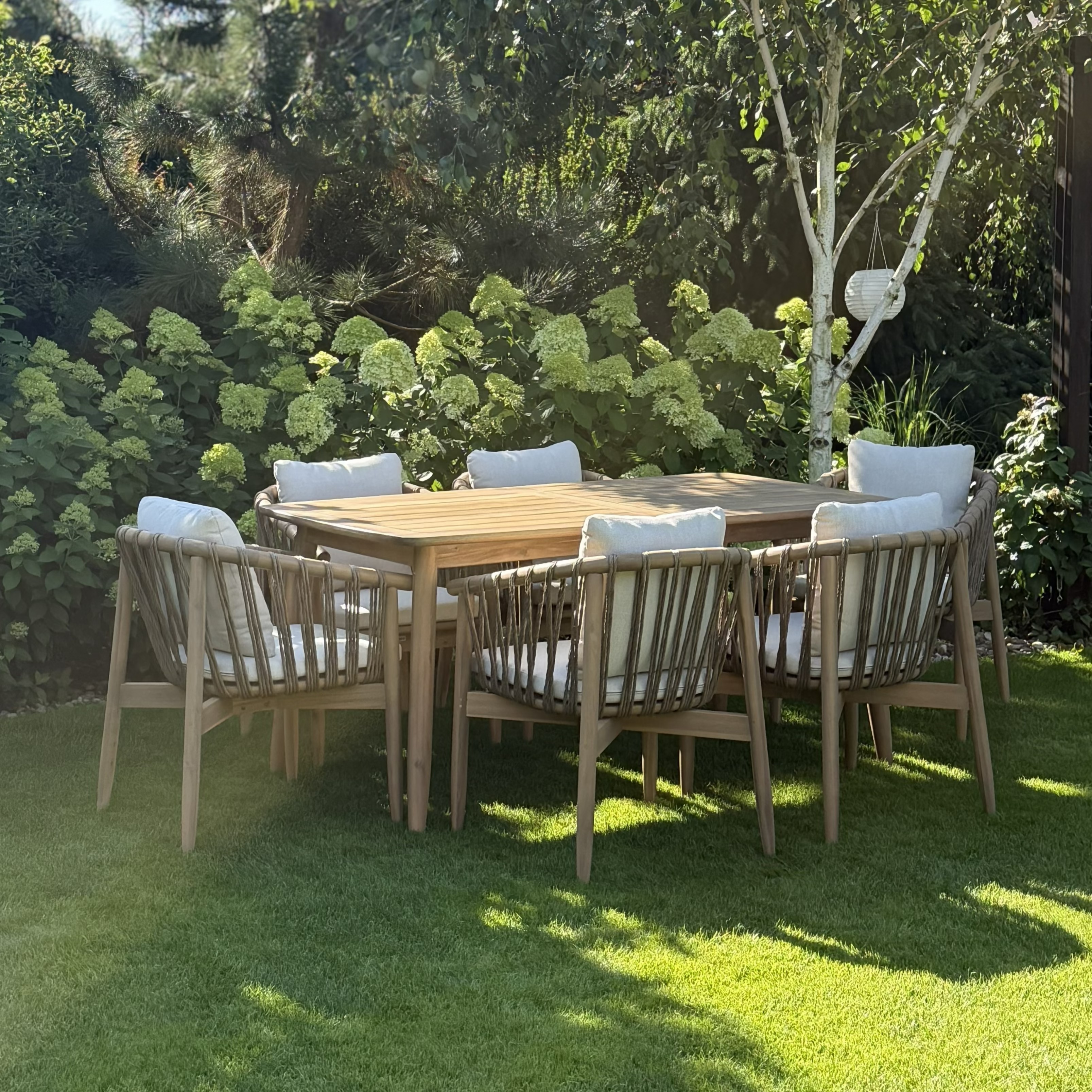 Zestaw jadalniany SAMAR 6+1 Dining - Furrore zdjęcie realizacji 5
