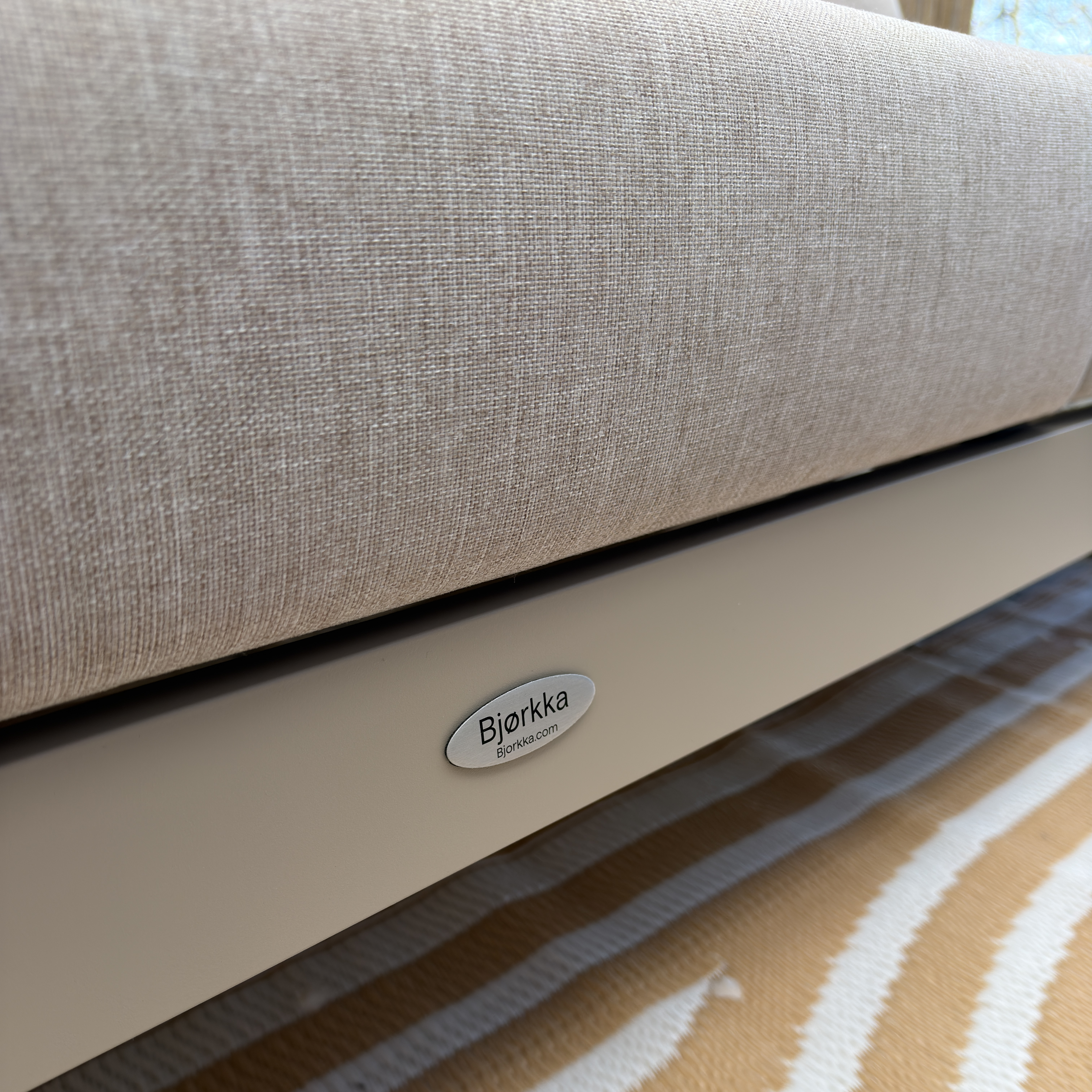Zestaw mebli ogrodowych ANTALYA CAFFE Light Beige - Bjørkka zdjęcie realizacji 8