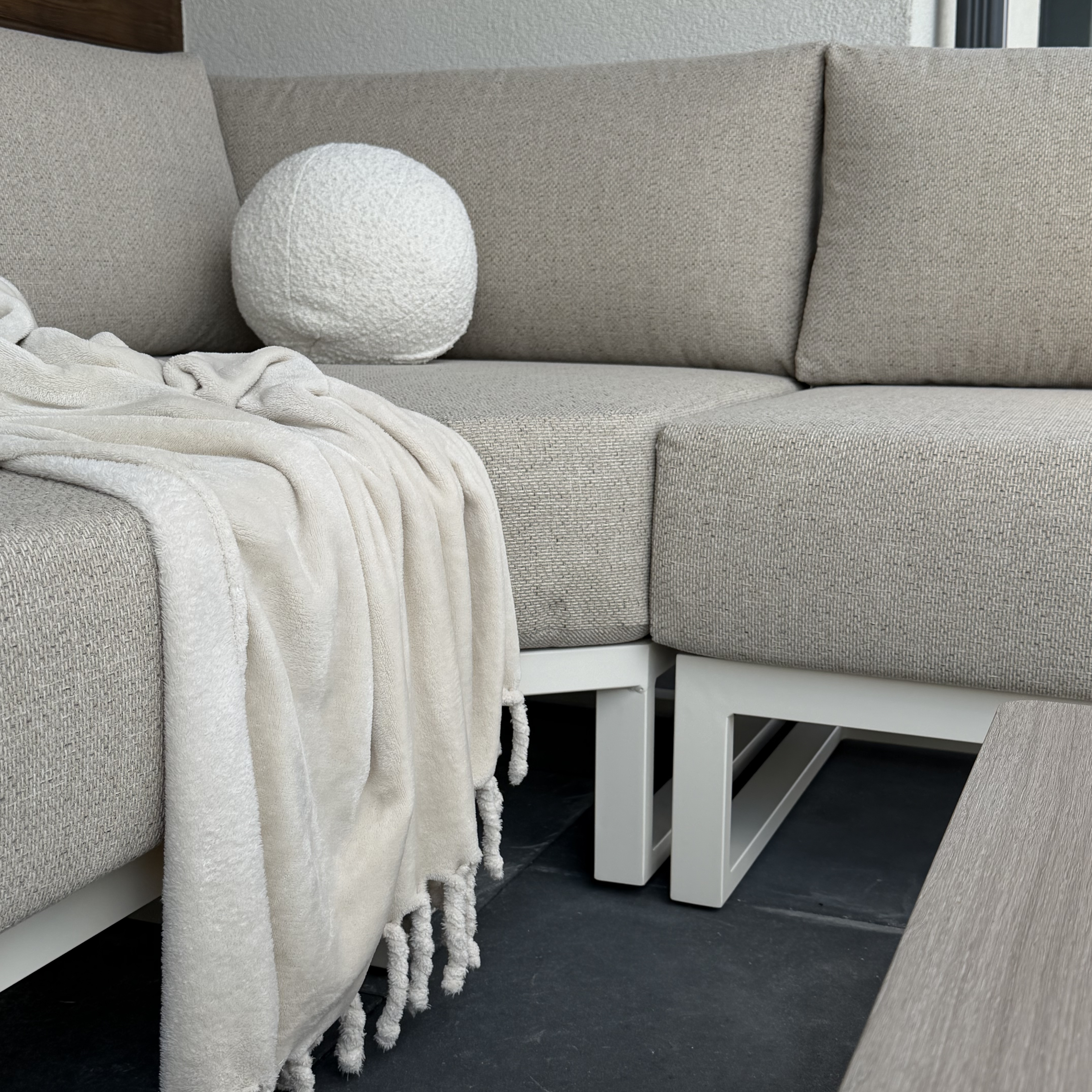 Narożnik ogrodowy STELVIO CAFFE Beige - FURRORE zdjęcie realizacji 6