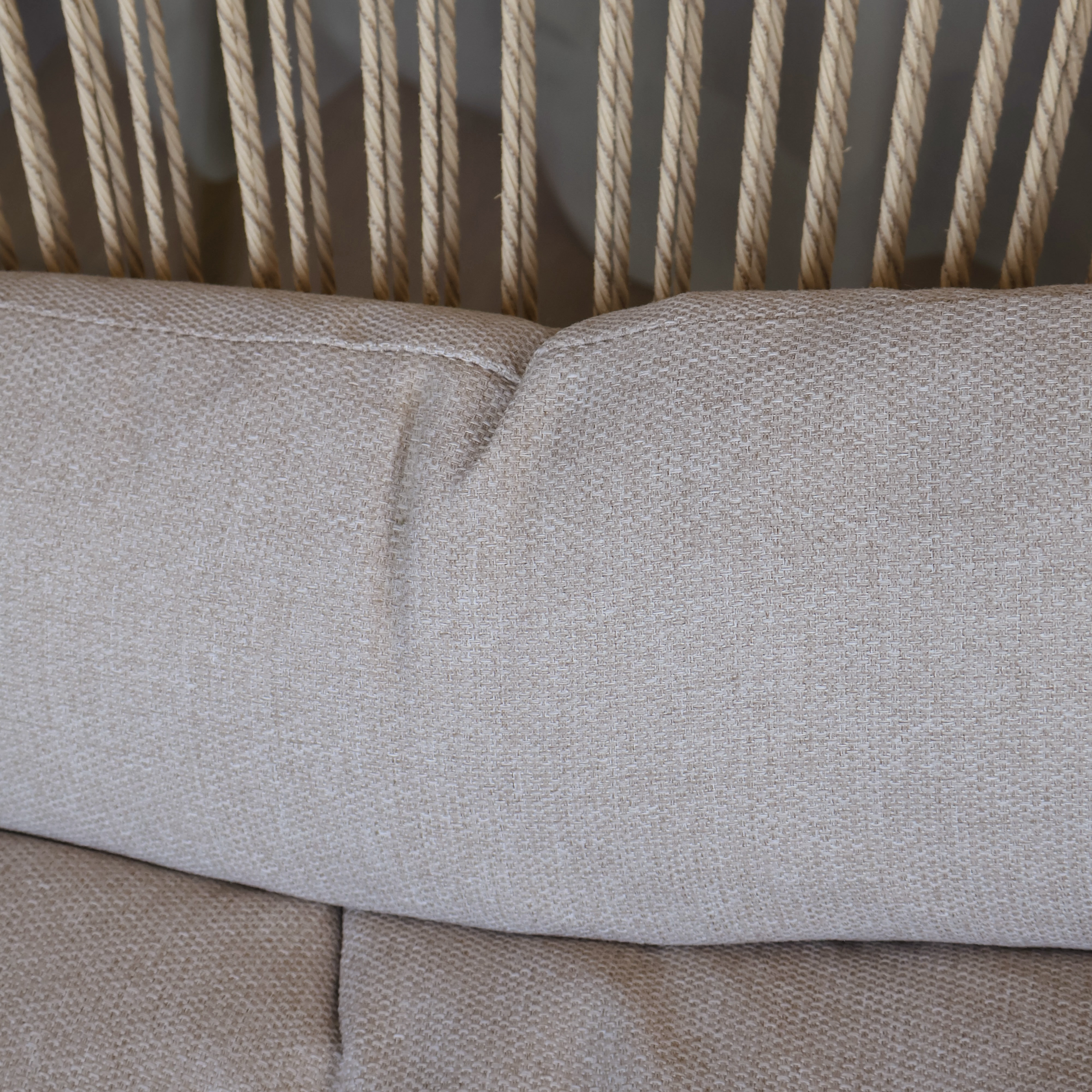 Komplet mebli na ogród GALLA 2+1 Light Beige - Bjørkka zdjęcie realizacji 4