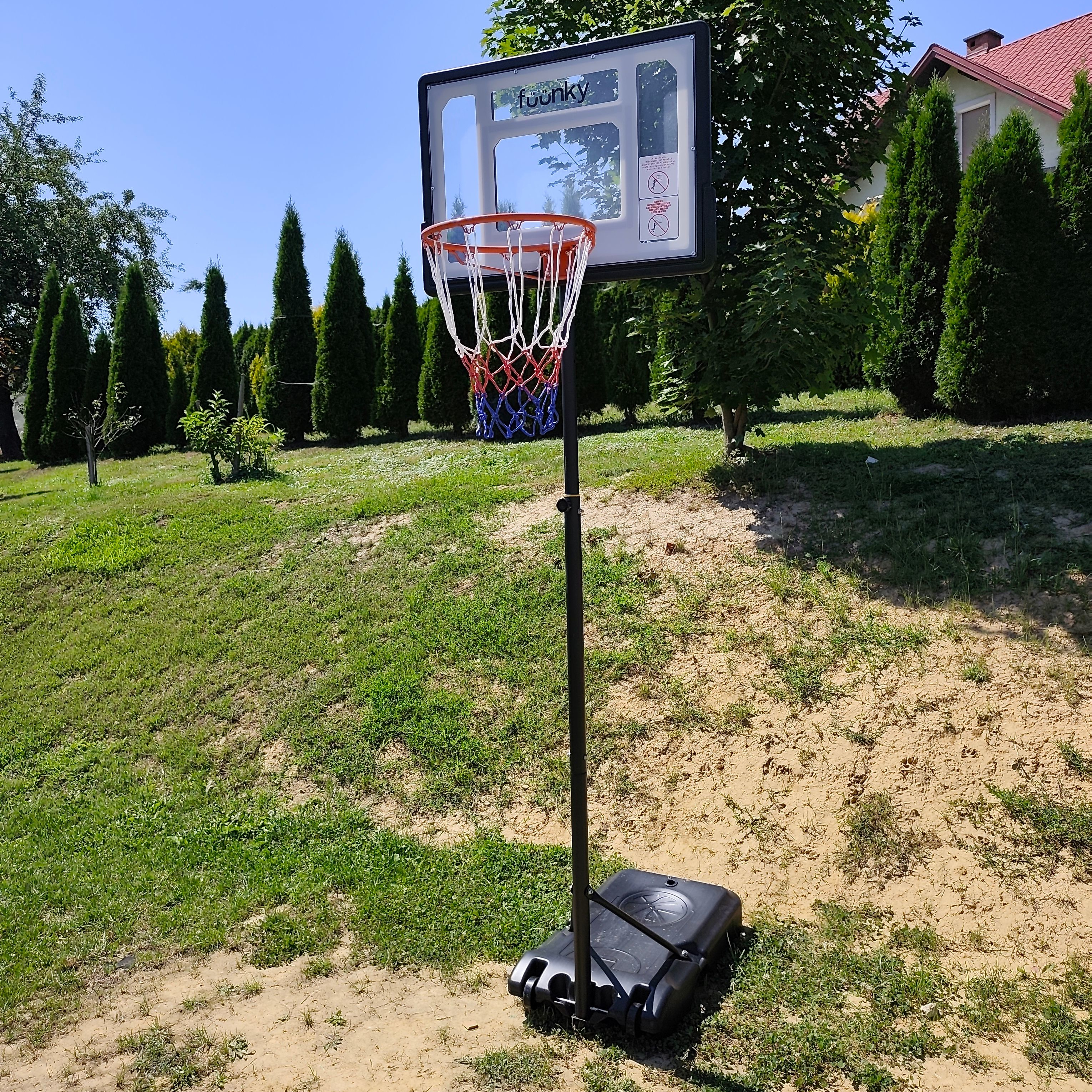 Mobilny kosz do gry w koszykówkę 150-210 cm - Fuunky zdjęcie realizacji 1