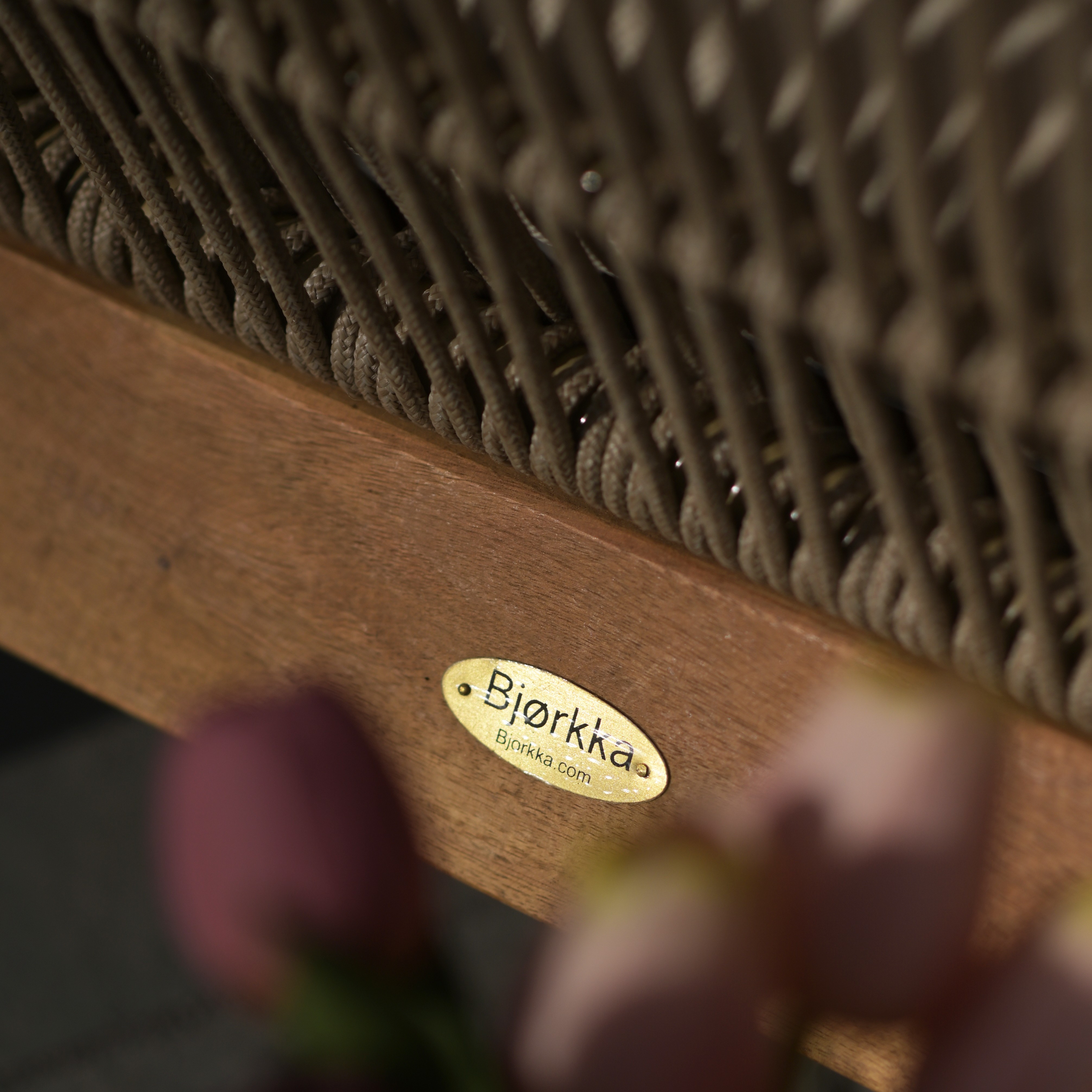 Zestaw mebli na taras BERGEN CAFFE MAX Acacia Wood - Bjørkka zdjęcie realizacji 9