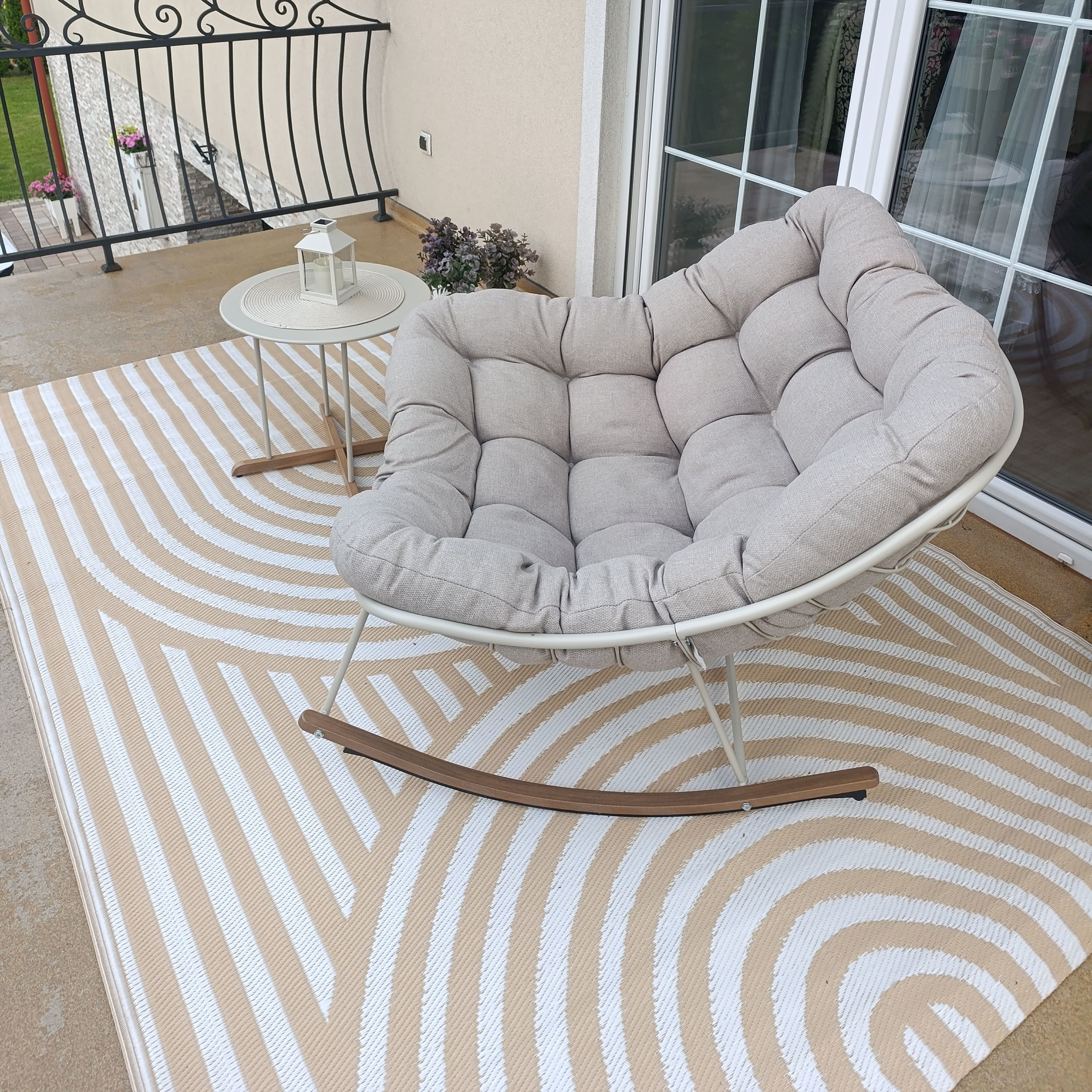 Dywan na zewnątrz 180x270 cm Beige - MOODME zdjęcie realizacji 1