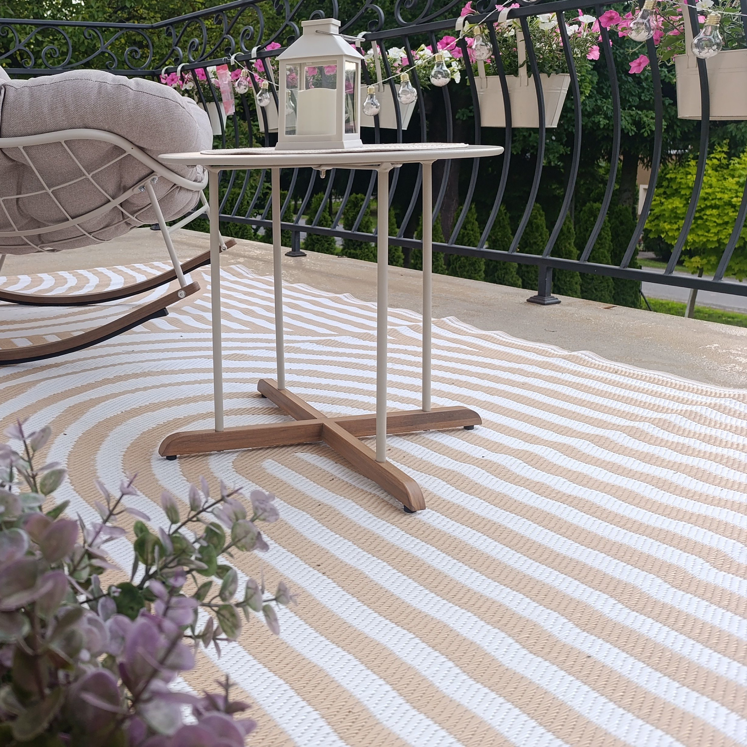 Dywan na zewnątrz 180x270 cm Beige - MOODME zdjęcie realizacji 2