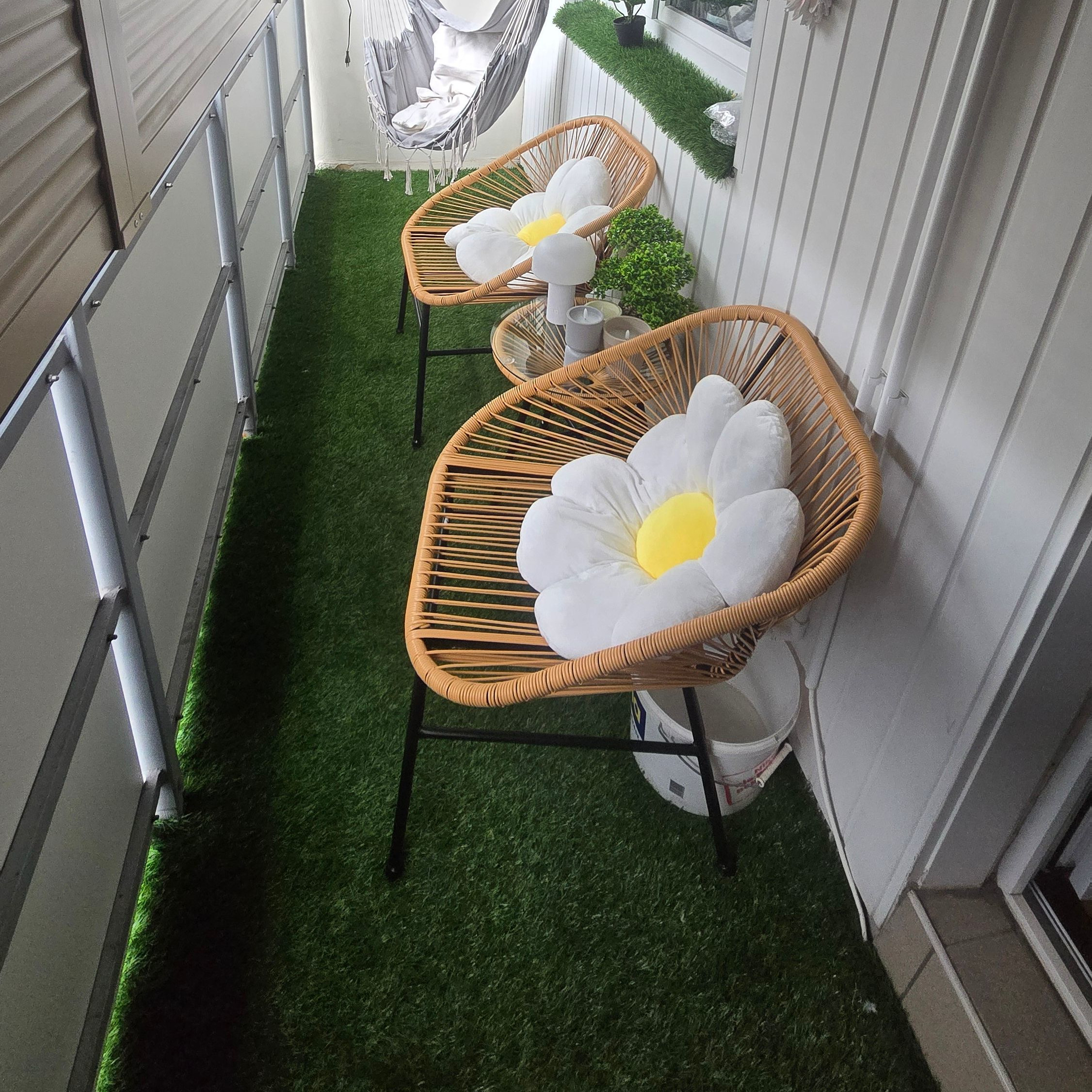 Meble na balkon 2+1 MAYA NEW Beige - Bjørkka zdjęcie realizacji 1