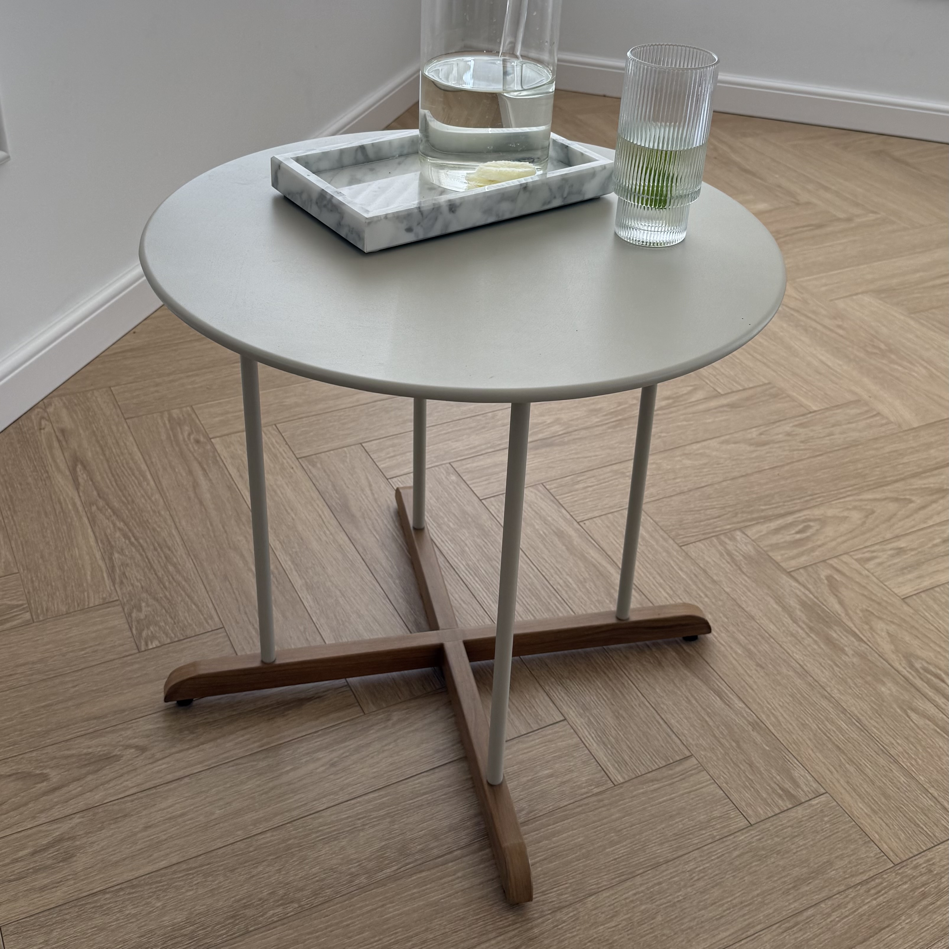 Zestaw na taras RONDA 1+1 Light Beige - BJORKKA zdjęcie realizacji 4