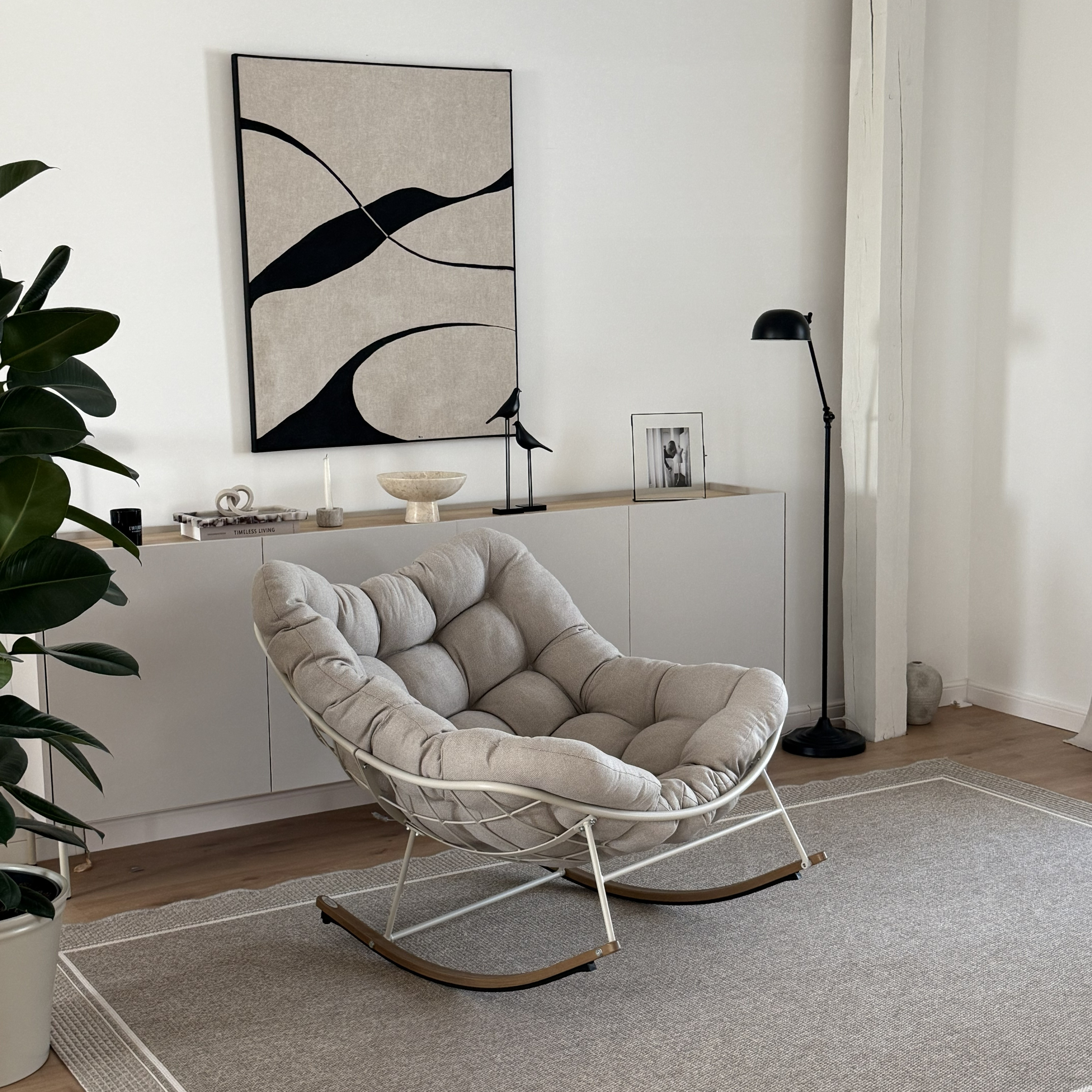 Zestaw na taras RONDA 1+1 Light Beige - BJORKKA zdjęcie realizacji 15