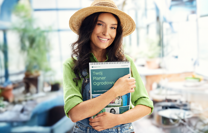 marika jozwiak z planerem ogrodowym focus garden 2024