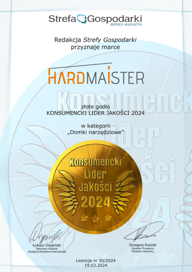 certyfikat lidera jakości 