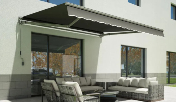 Markiza balkonowa CLASSIC 300x250 Grey - Gutroof 