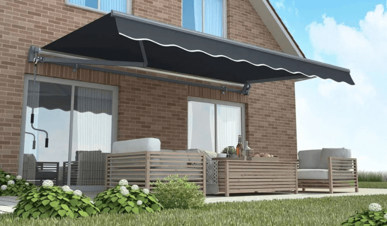 Markiza tarasowa CLASSIC 450x300, Grey - Gutroof