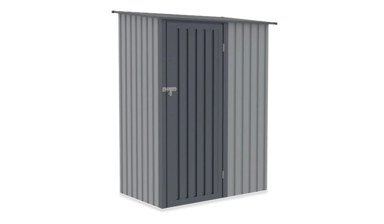 Metalowa szopka ogrodowa KENT 143x89cm Light Grey - HARDMAISTER